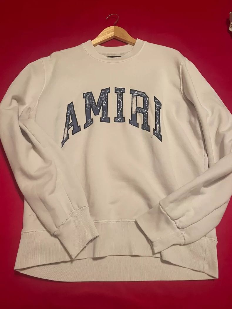 Amiri AMIRI Cashew flower destroys sweatshirt 2501-Nextarrow Size US S / EU 44-46 / 1 - 1 Thumbnail