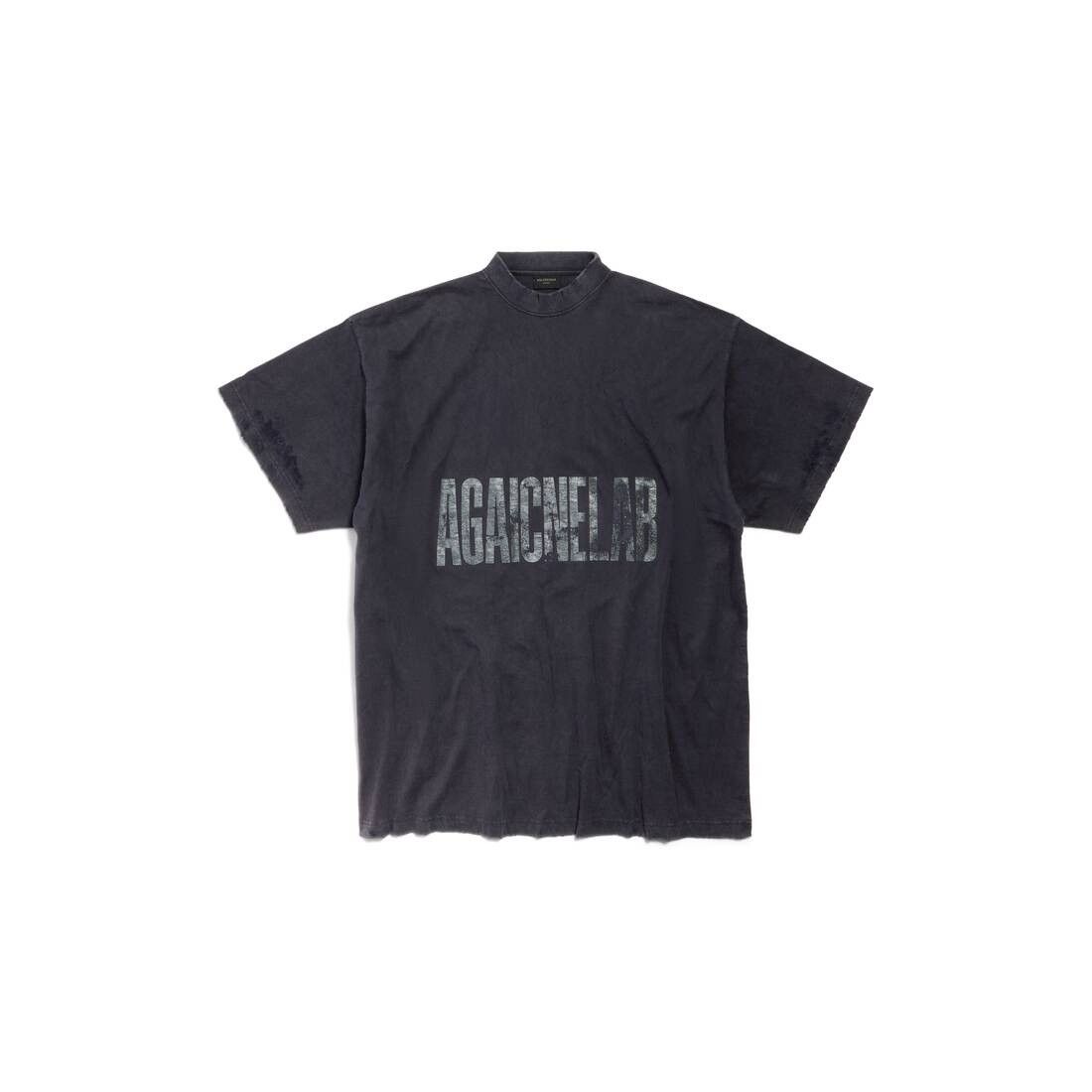 Balenciaga o1la1rc1a0925 Agaicnelab T-Shirt Oversized Fit in Black Size US S / EU 44-46 / 1 - 1 Thumbnail