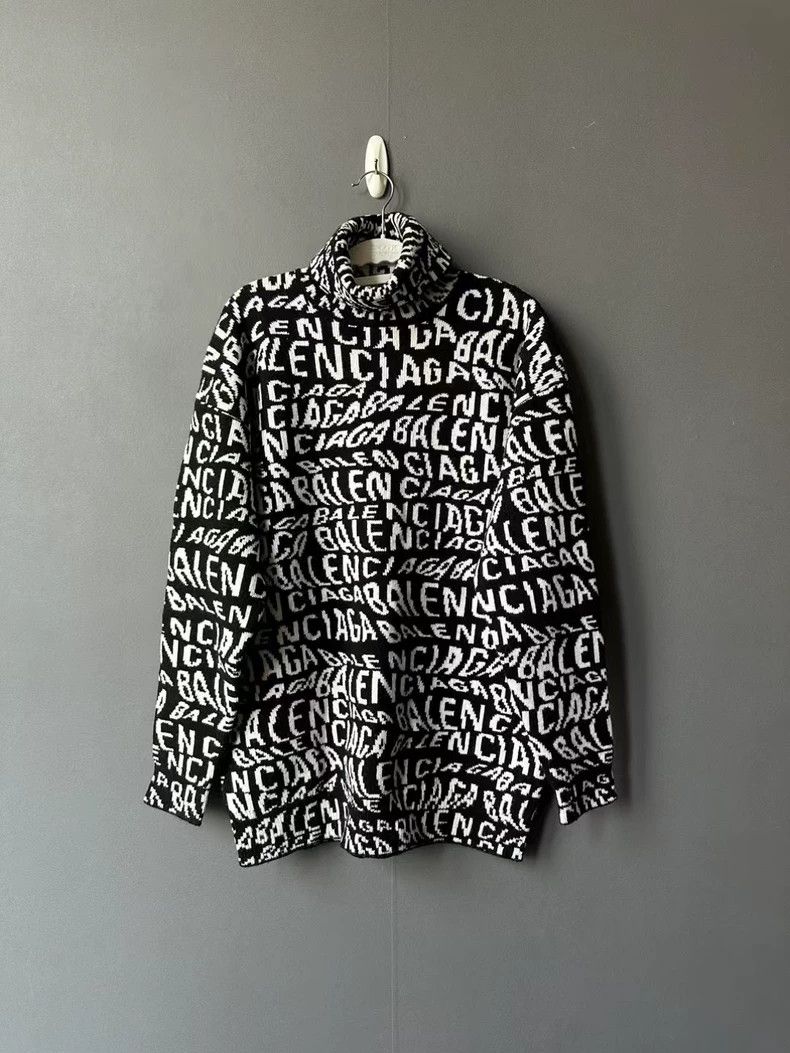 Balenciaga Balenciaga High-Neck Barrage Sweater Size US XS / EU 42 / 0 - 1 Thumbnail