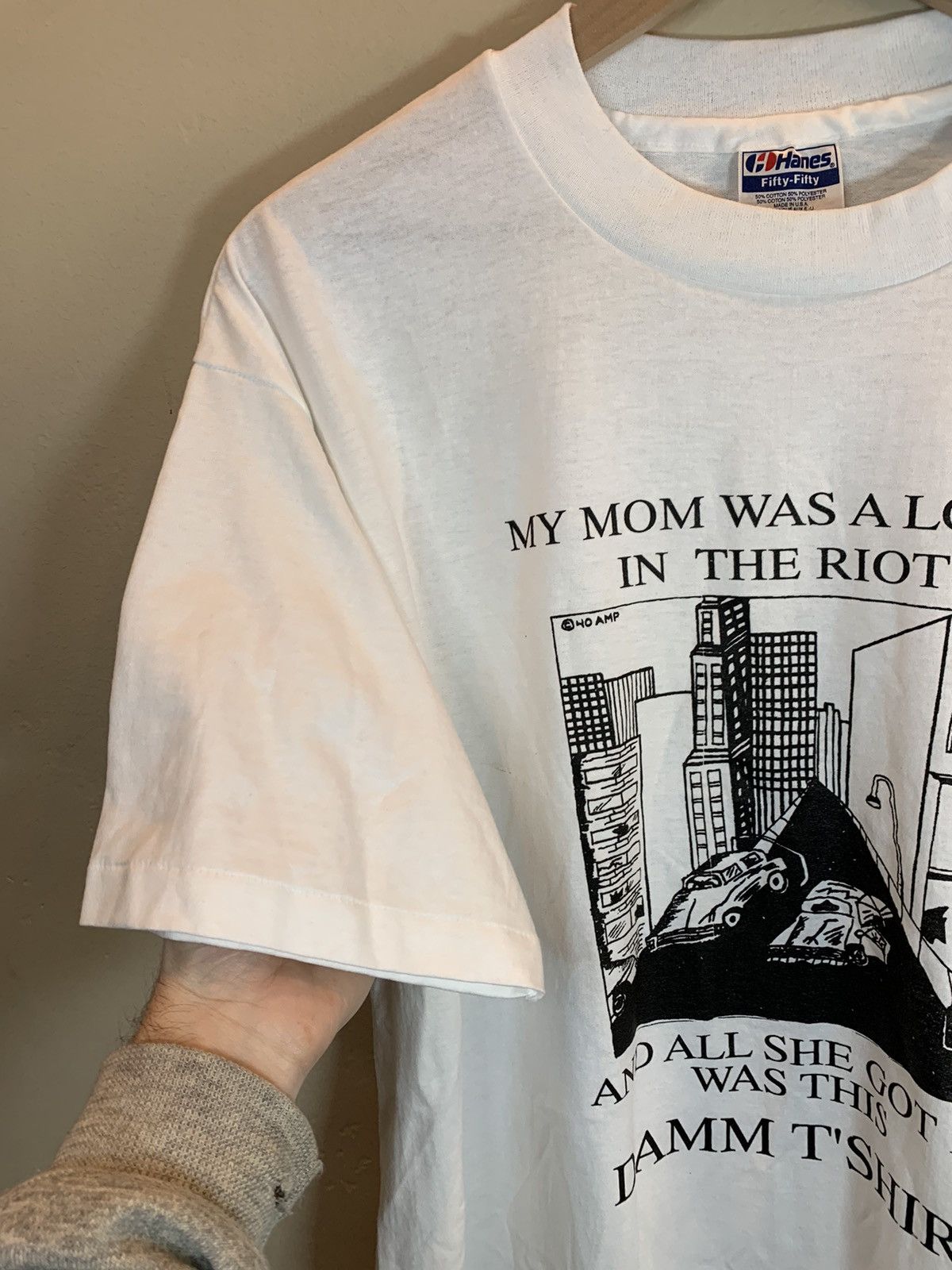 Vintage RARE Vintage My Mom Looter In Riots All I Got Was This Shirt Size US XL / EU 56 / 4 - 4 Thumbnail