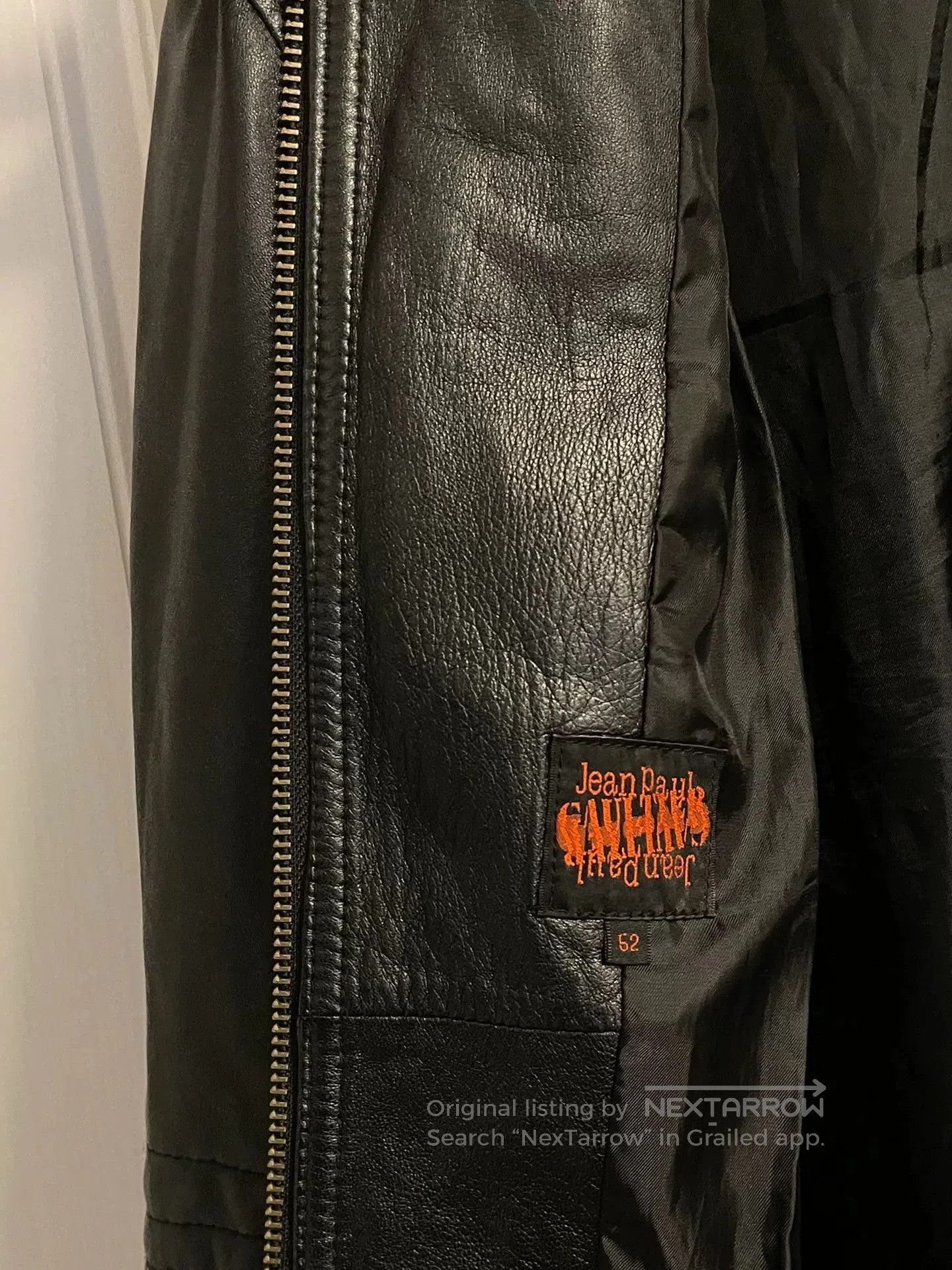 Jean Paul Gaultier jean paul gaultier leather biker jacket. Size US XXL / EU 58 / 5 - 4 Thumbnail
