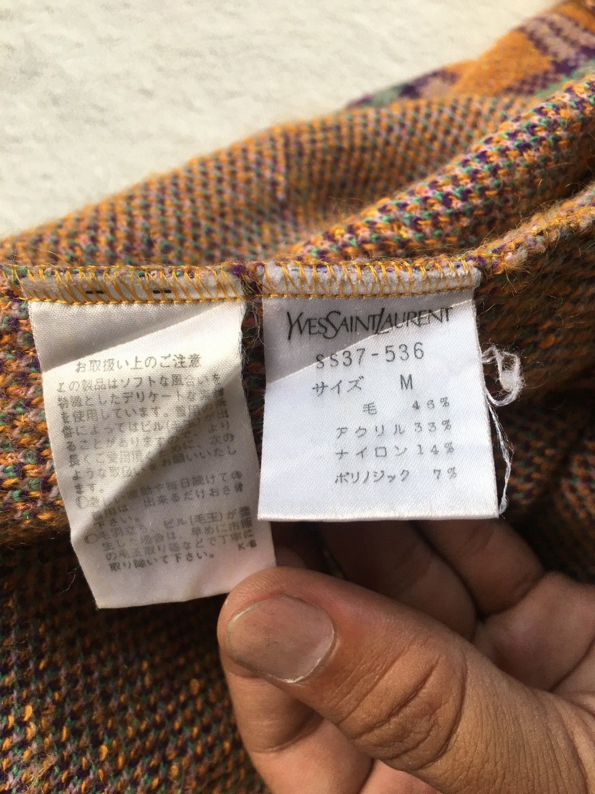Yves Saint Laurent Vintage Yves Saint Laurent Knitwear Size M / US 6-8 / IT 42-44 - 4 Thumbnail