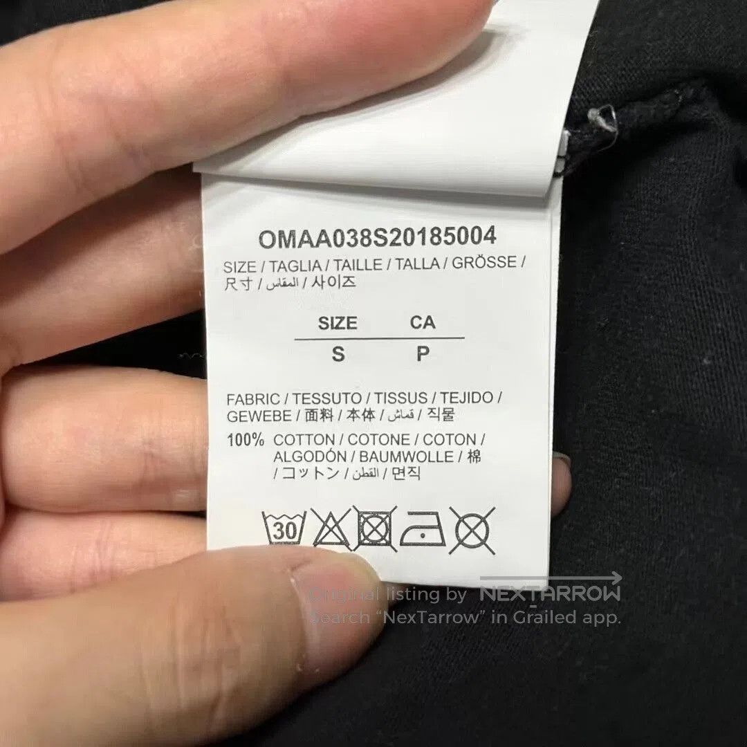 Off-White black oversized graphic t-shirt with artwork. Size US S / EU 44-46 / 1 - 3 Thumbnail