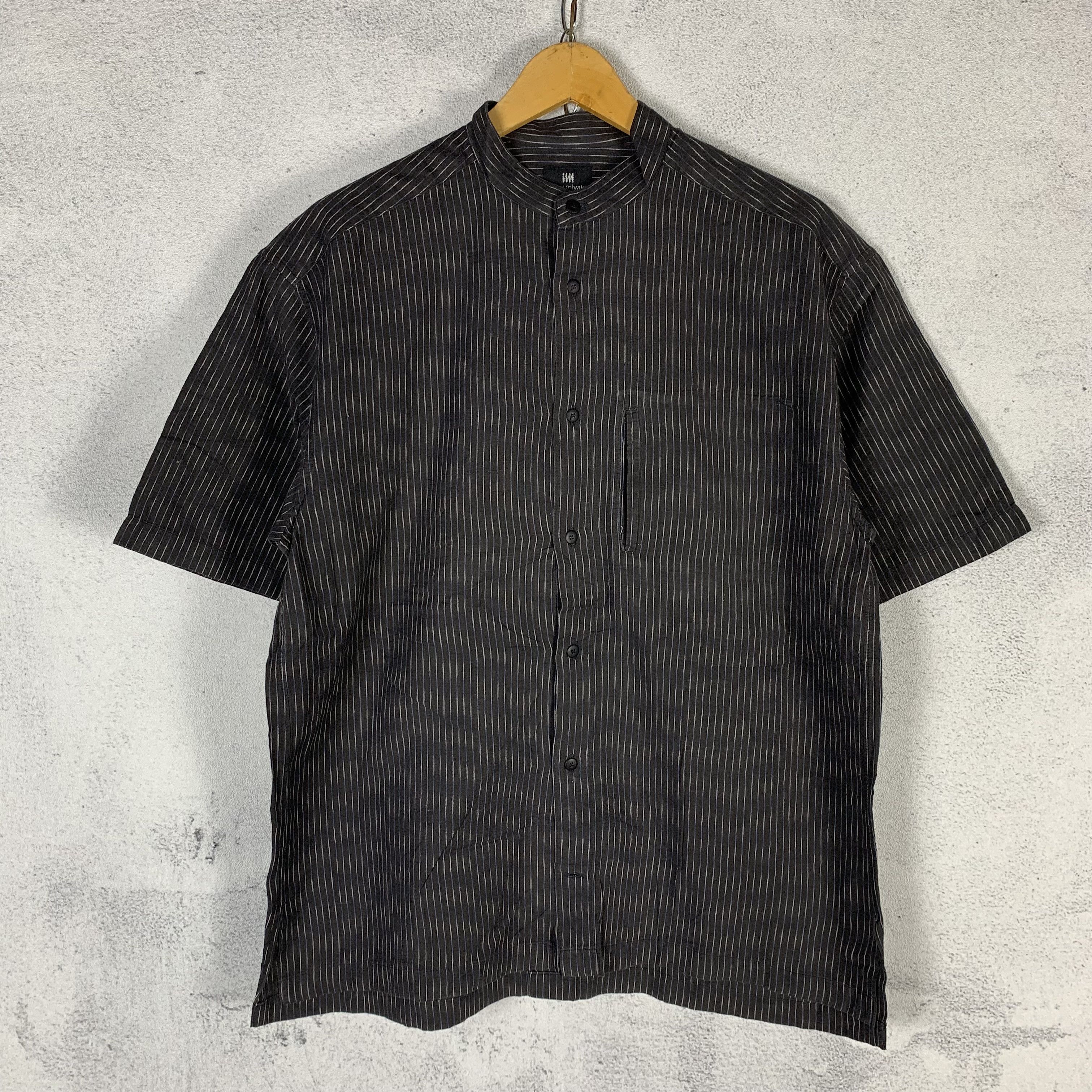 Issey Miyake Issey Miyake Striped Shanghai Shirt Size US M / EU 48-50 / 2 - 1 Thumbnail