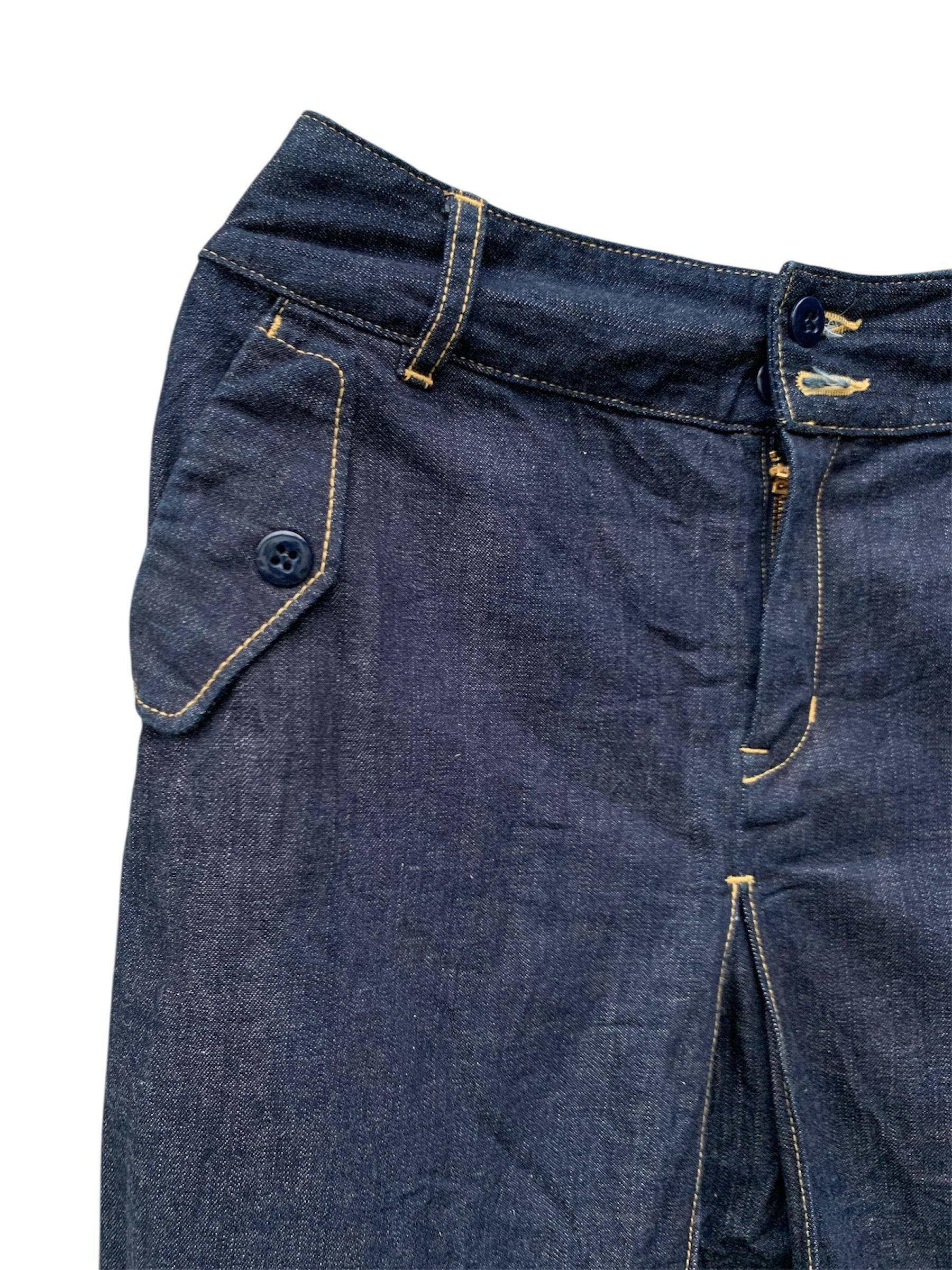 Blue Blue Japan Vintage Blue Blue Mini Skirt Size 28" / US 6 / IT 42 - 6 Thumbnail