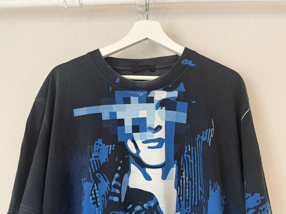 Prada Prada Graphic Cotton T-Shirt with Pixelated Portrait Size US XXL / EU 58 / 5 - 3 Thumbnail