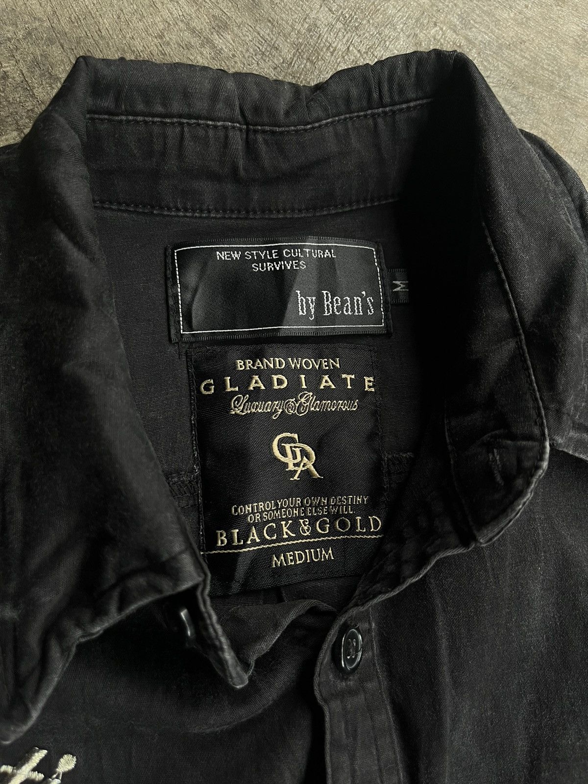 14th Addiction × KMRii × Yasuyuki Ishii 2000s JAPANESE GLADIATE POEM GOTHIC SEDITIONARIES PUNK STYLE Size US M / EU 48-50 / 2 - 8 Thumbnail