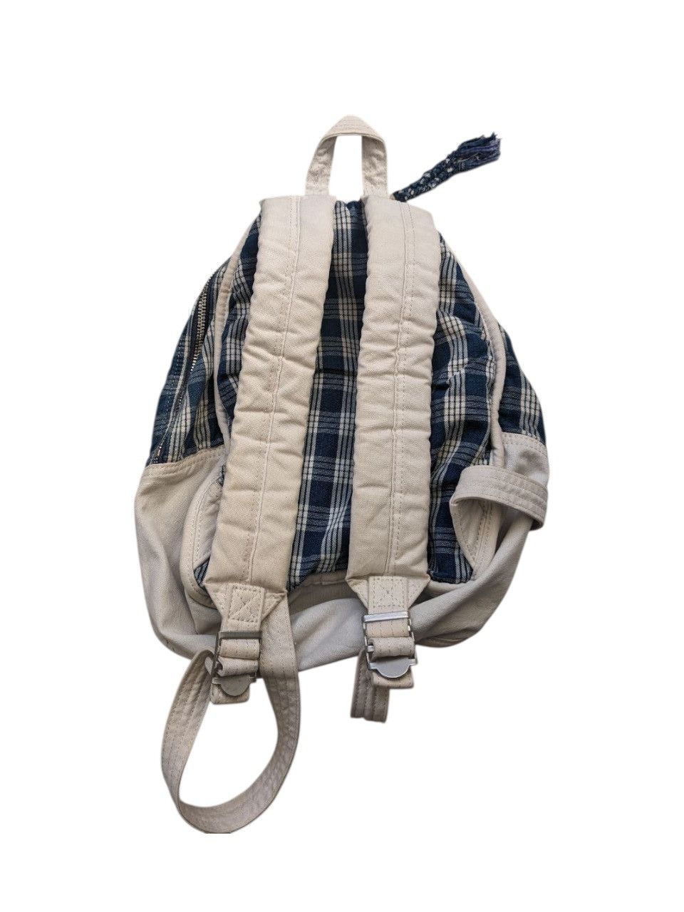Porter Classic BLUE INDIGO TARTAN STYLE PORTER CLASSIC SMALL BACKPACK Size ONE SIZE - 2 Thumbnail