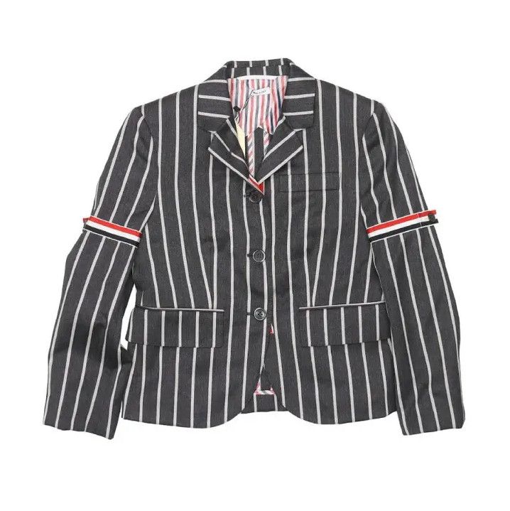 Thom Browne Thom Browne Striped Button-Up Suit Jacket Size US M / EU 48-50 / 2 - 1 Thumbnail