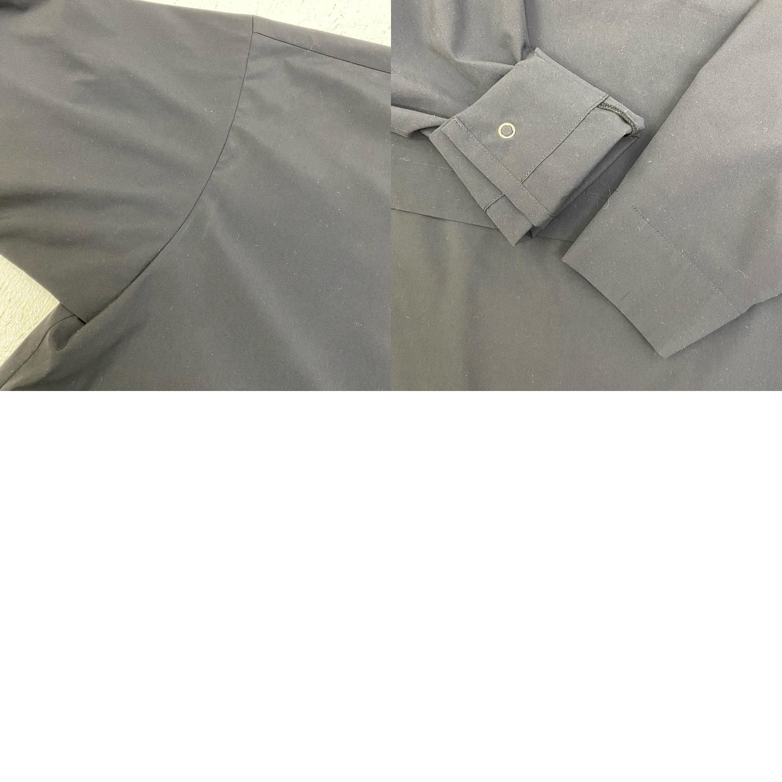 Issey Miyake ISSEY MIYAKE HOMME PLISSE PACKABLE SHIRT Size 2 Black Mens Button-Up Long Sleeve Polyester Packable Shirt 72cm 60cm Size US XS / EU 42 / 0 - 8 Thumbnail