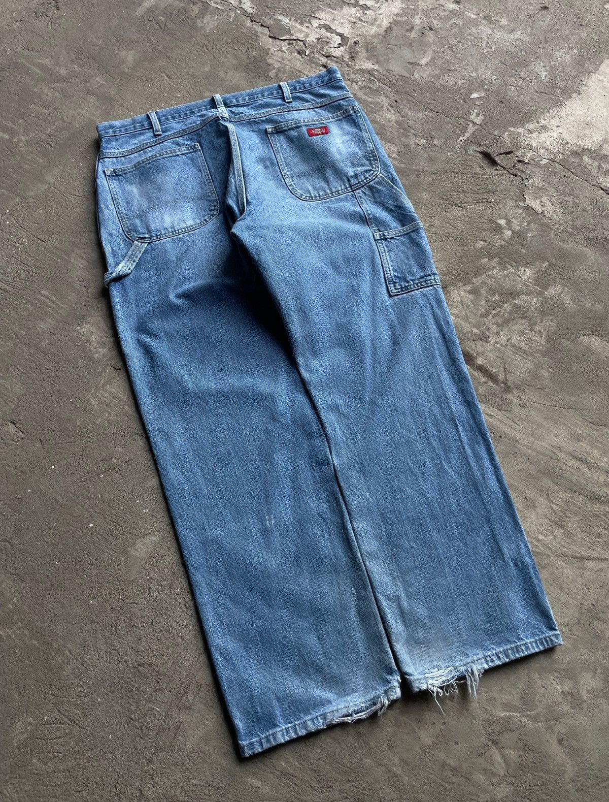 Carhartt × Dickies × Vintage Vintage Dickies Baggy Painted Distressed Pants Opium Size US 36 / EU 52 - 5 Thumbnail