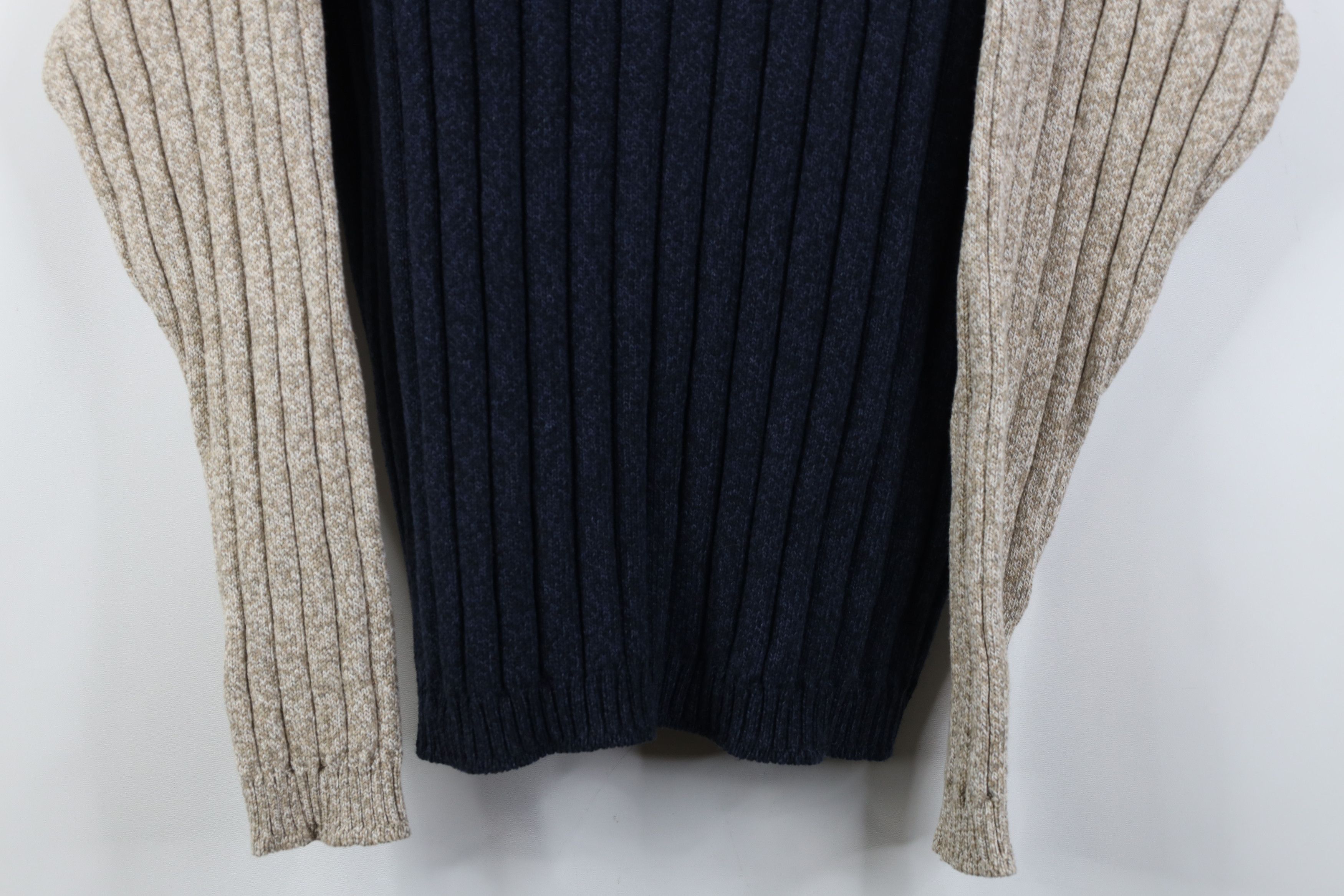 Vintage Vintage 90s Streetwear Ribbed Knit Crewneck Sweater USA Size US XL / EU 56 / 4 - 3 Thumbnail