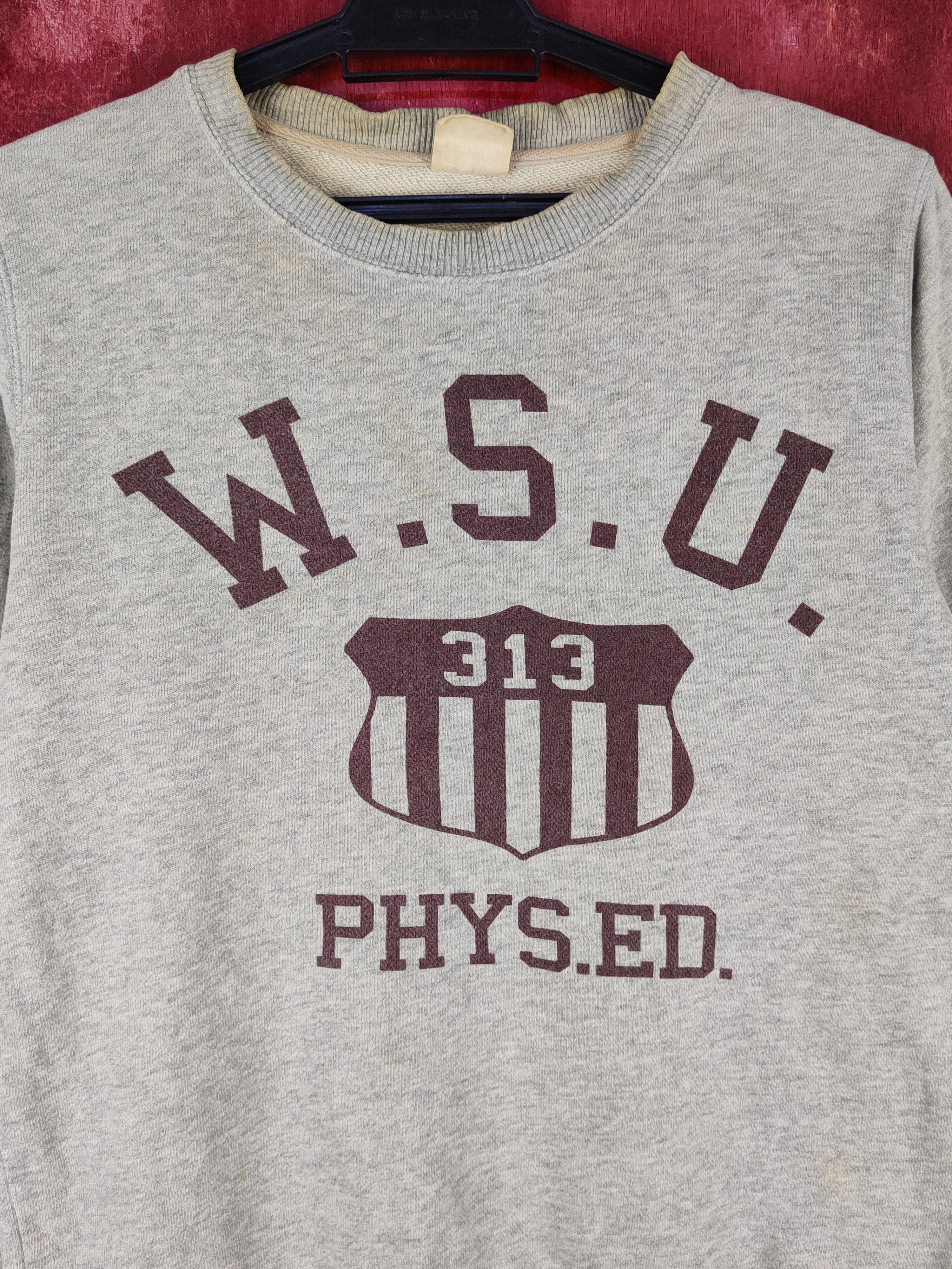 Champion × Japanese Brand × Vintage WSU Champion vintage Gray Sweatshirts #S2043 Size S / US 4 / IT 40 - 2 Thumbnail