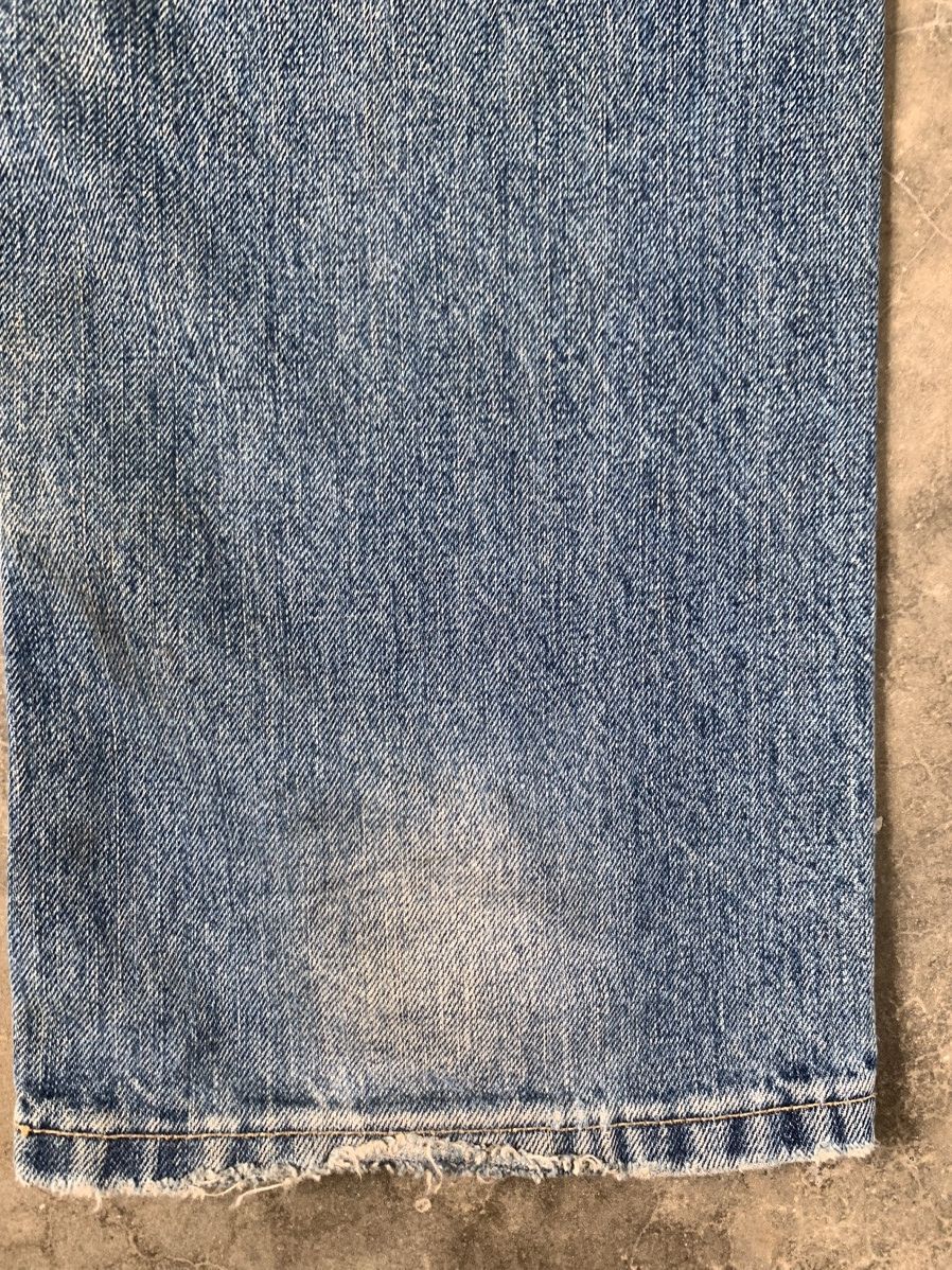 45rpm Vintage Selvedge Jeans Cult Of Individuality Stone wash Size US 31 - 14 Thumbnail