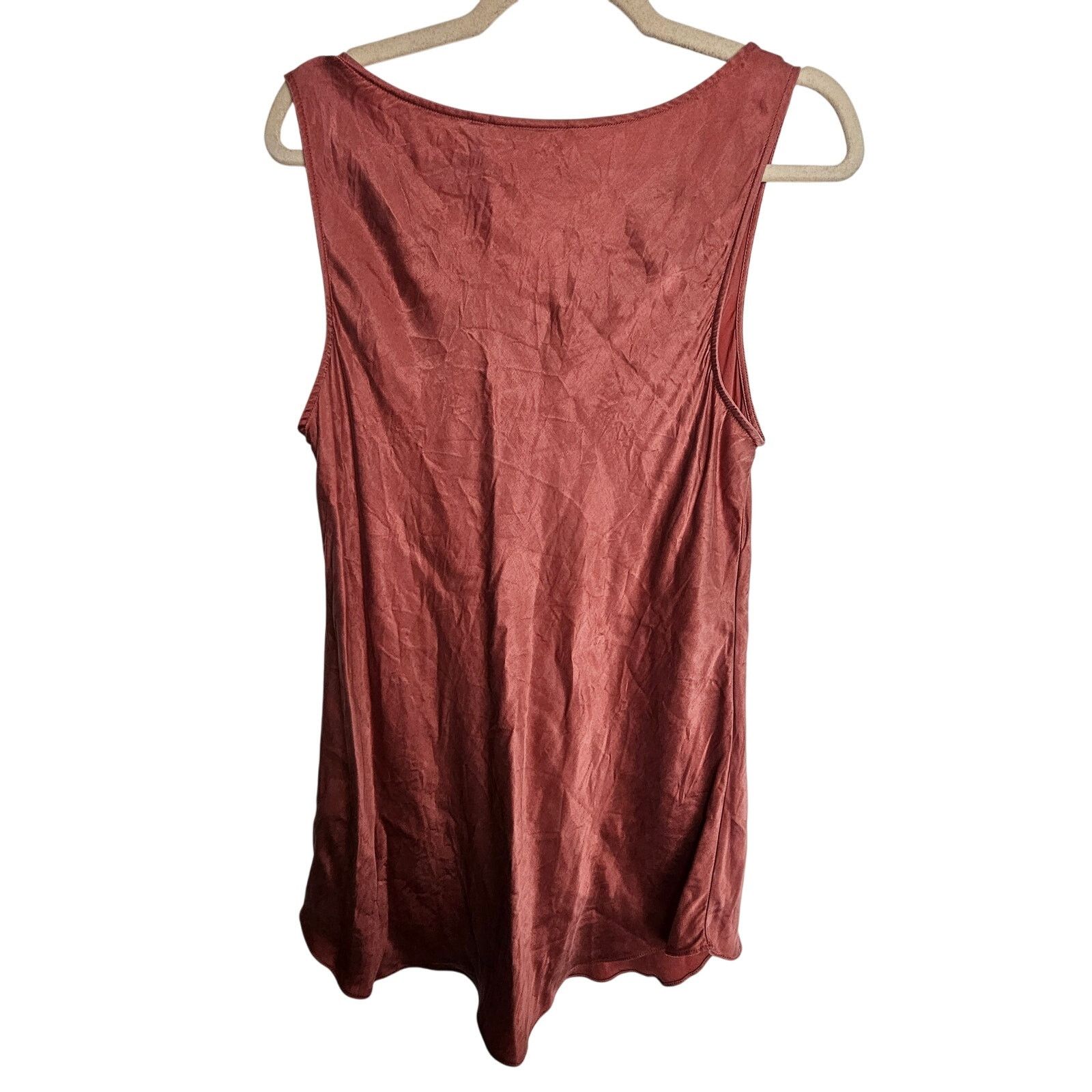 Soft Surroundings Soft Surroundings Womens V-Neck Tank Top Sz L Shiny Classic Size L / US 10 / IT 46 - 7 Thumbnail