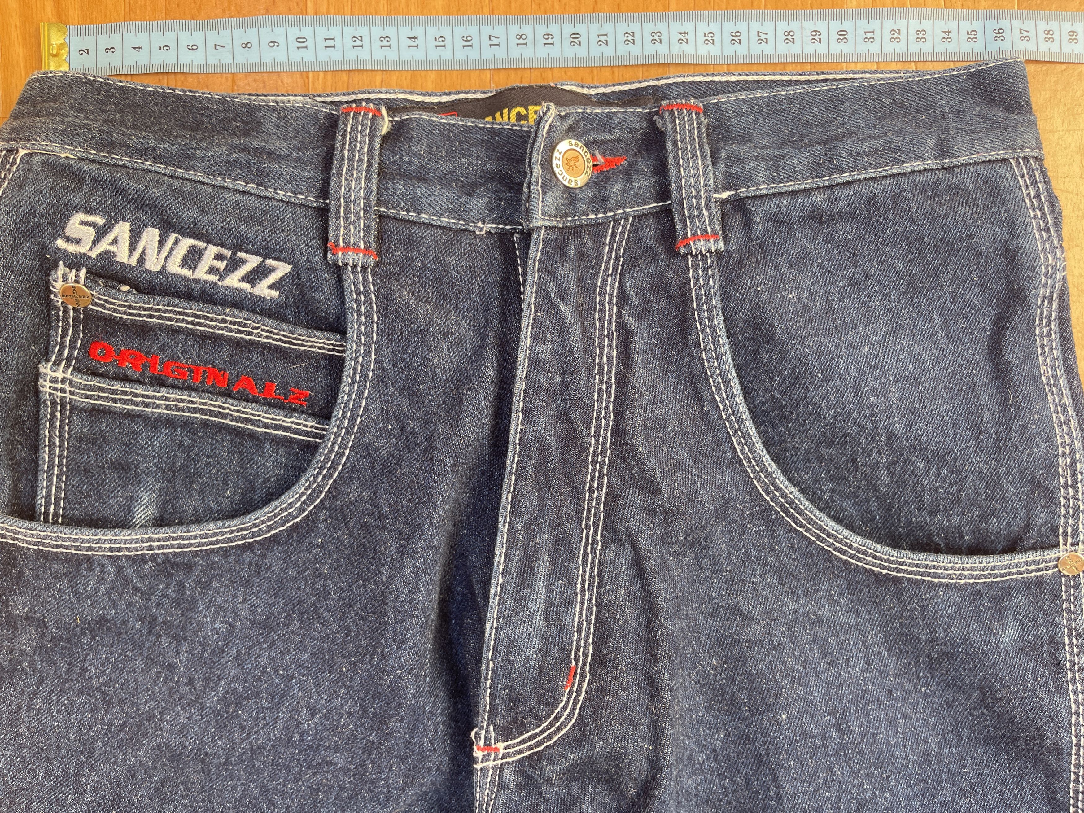 Other Sancezz jeans, vintage baggy jeans 90s hip hop skater Y2K 26 Size US 26 / EU 42 - 13 Thumbnail