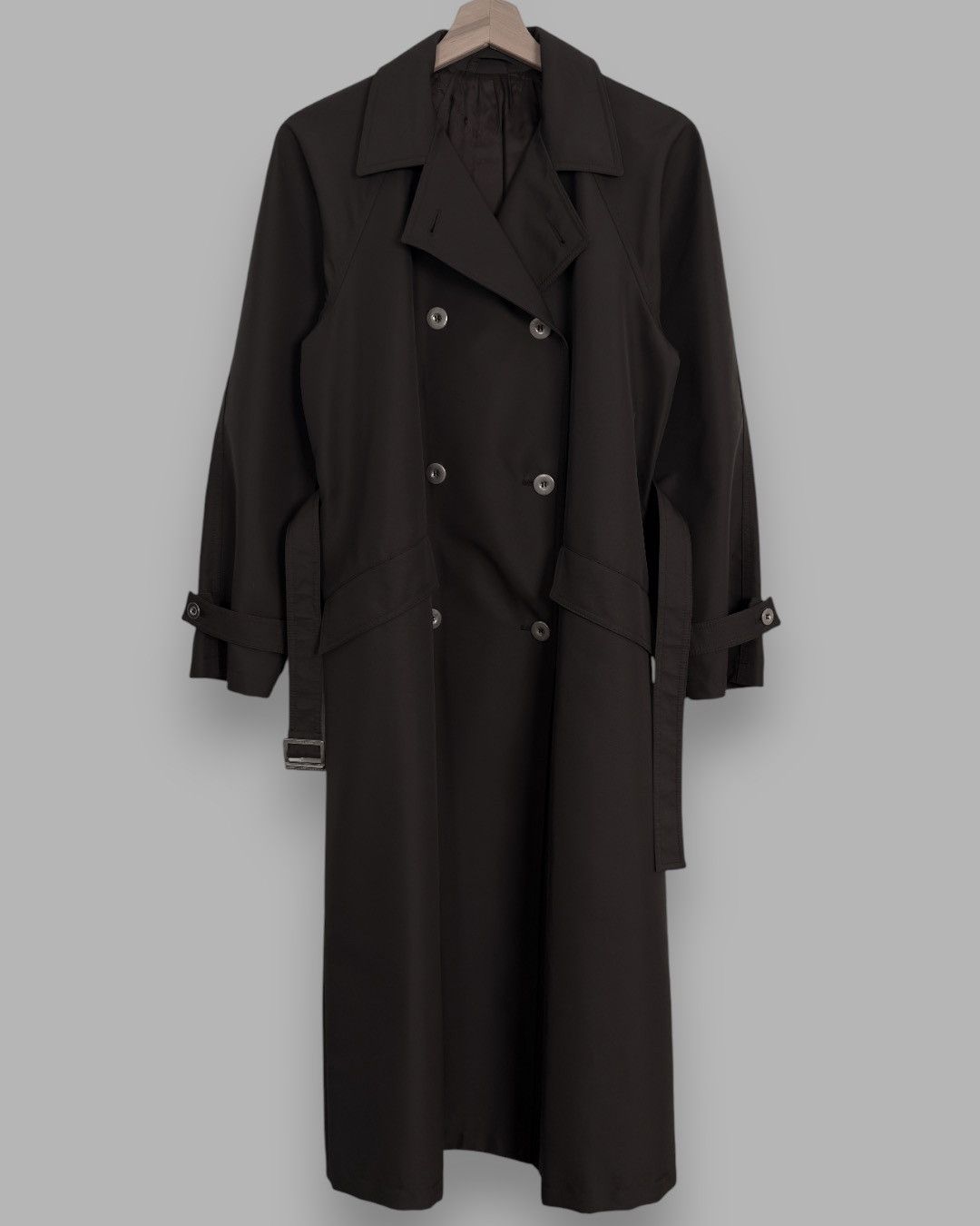 Versace Stunning Rare 90s VERSACE V2 Double Breasted Trench Coat Size S / US 4 / IT 40 - 4 Thumbnail
