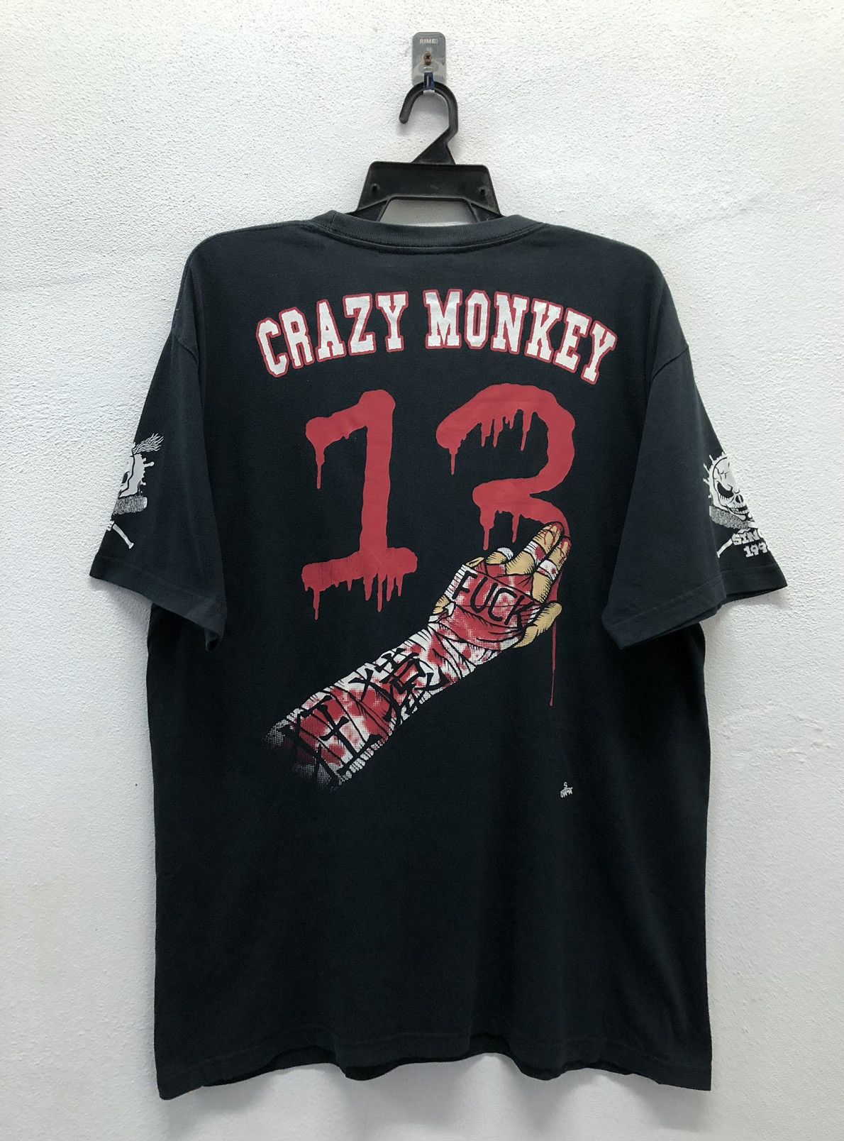 Band Tees Vintage Kichi-Guy 13th Crazy Monkey T-Shirt Size US XL / EU 56 / 4 - 2 Thumbnail