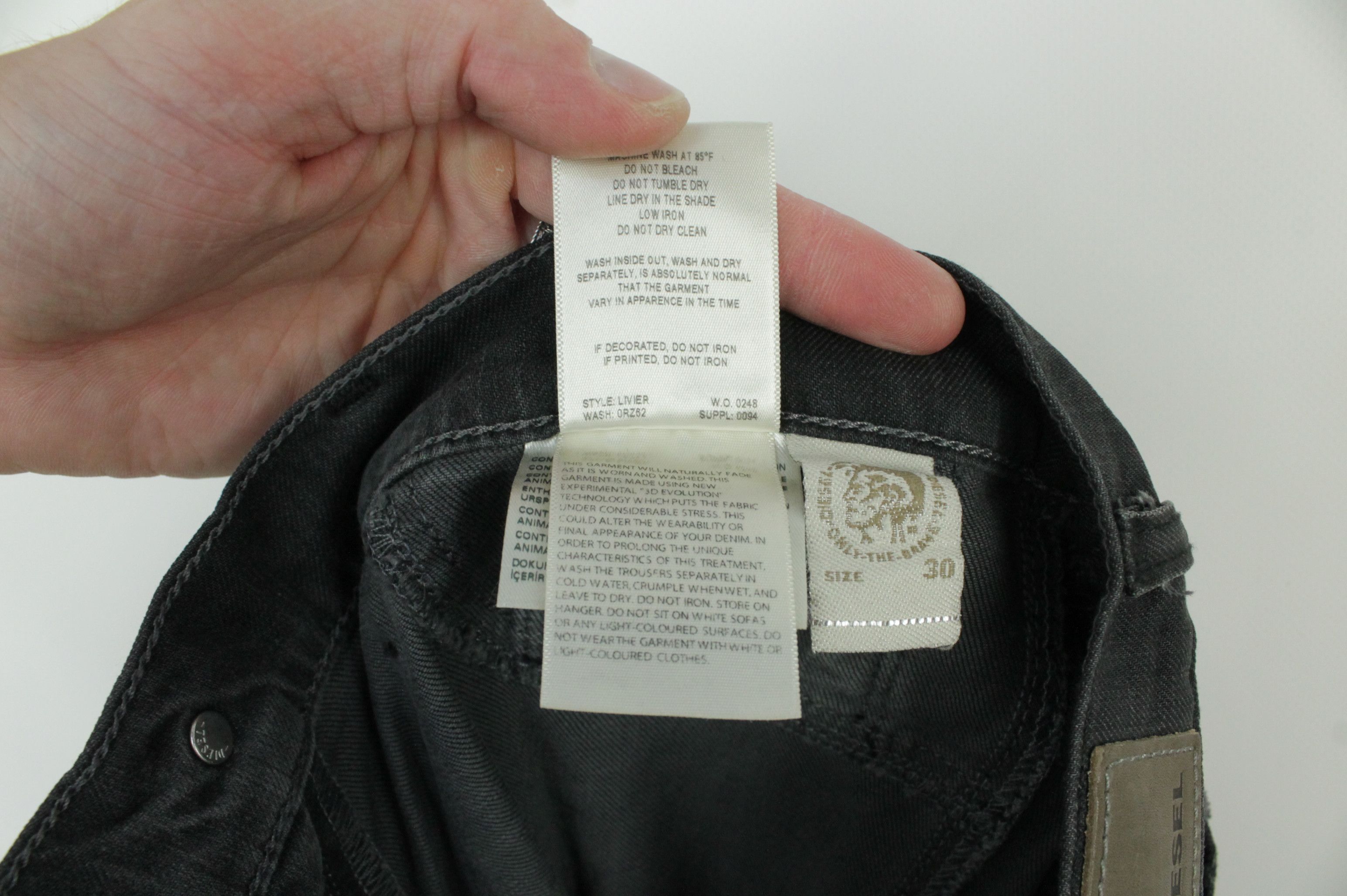 Diesel Diesel Women's Livier Super Slim Jeggings Low Waist Jeans Size 30" / US 8 / IT 44 - 10 Thumbnail