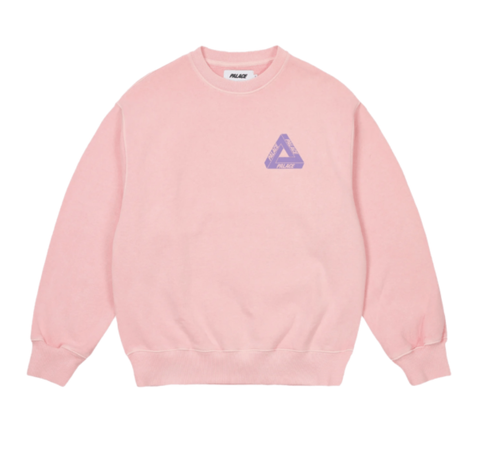 Palace Palace Reacto Tri-Ferg Crew Pink • L Size US L / EU 52-54 / 3 - 3 Thumbnail