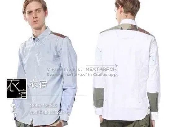 Junya Watanabe Junya Watanabe Men's patchwork shirt Size US M / EU 48-50 / 2 - 2 Thumbnail