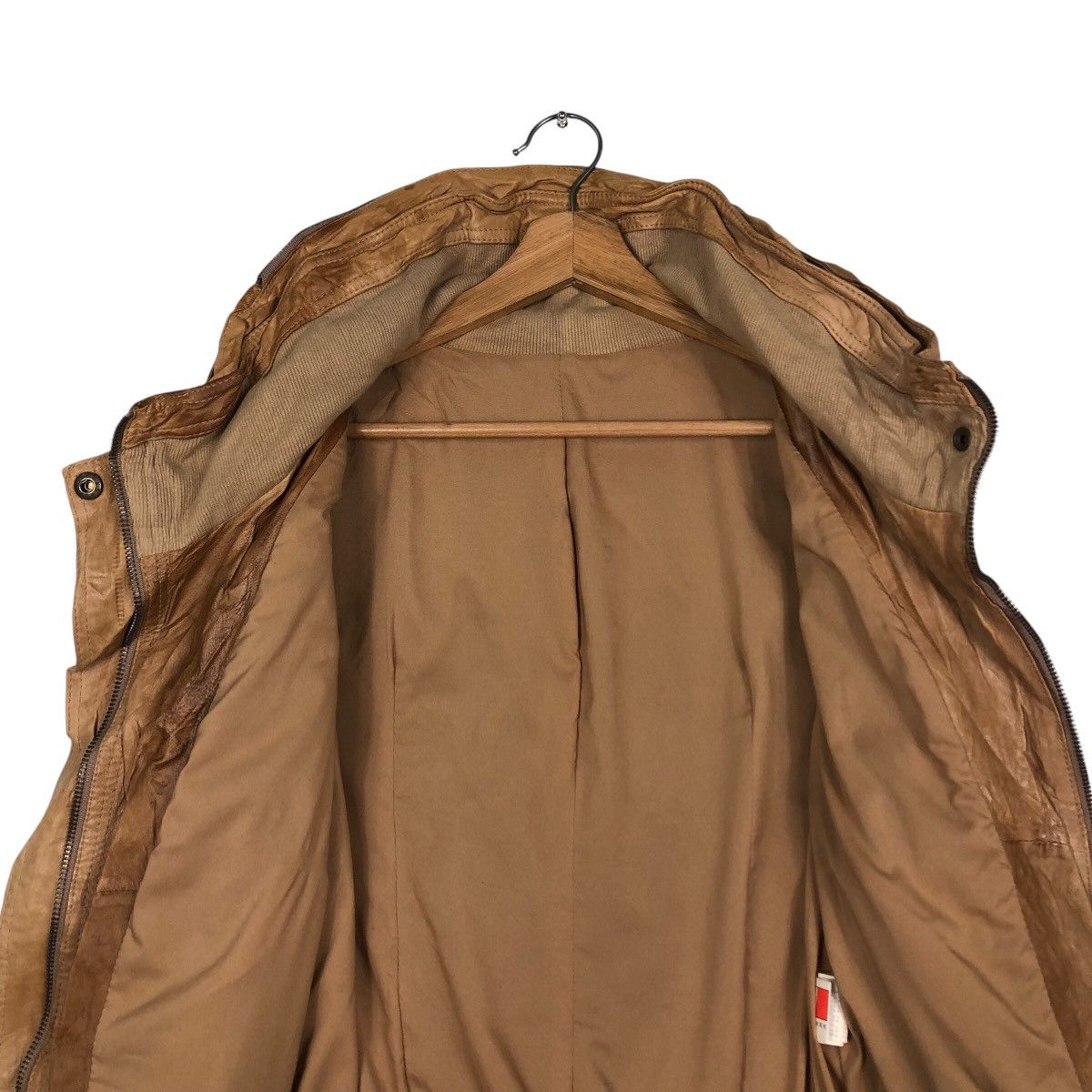 Japanese Brand 📌Cropped Leather Jacket Biker Bondage Design Issey Miyake Size US M / EU 48-50 / 2 - 15 Thumbnail