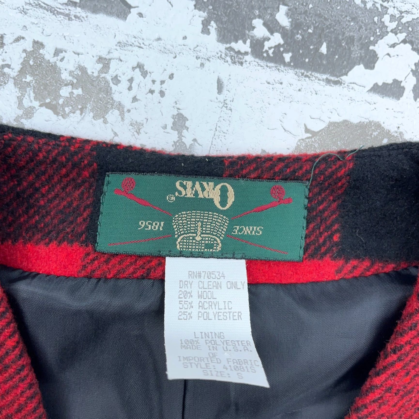 Orvis VINTAGE Orvis Vest Women Small Wool Red Black Buffalo Plaid Western Cowboy USA Women Size S / US 4 / IT 40 - 6 Thumbnail