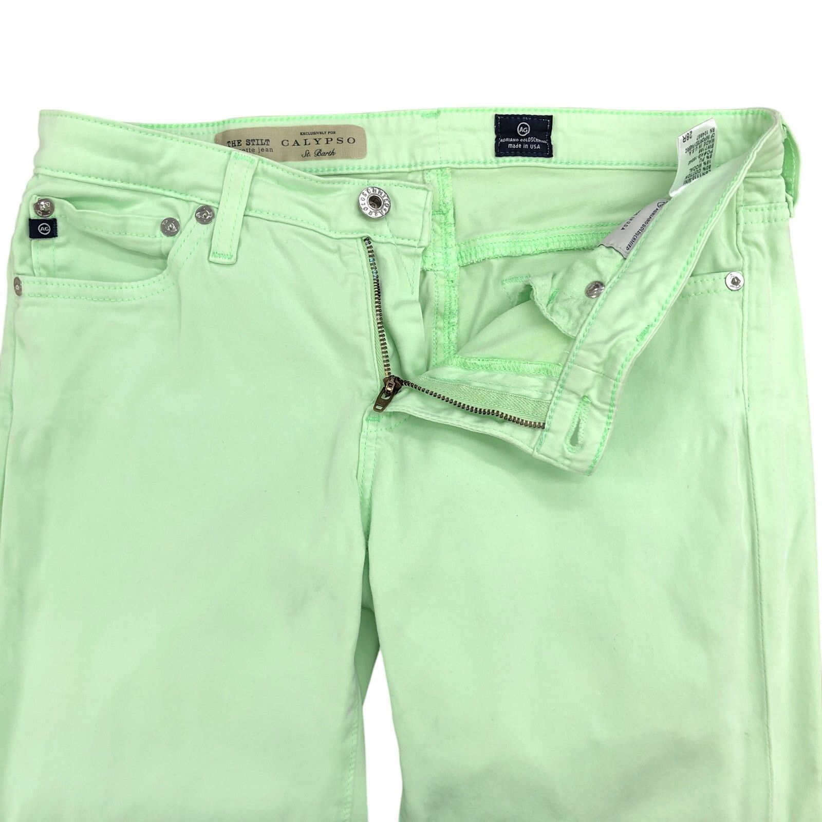 AG Adriano Goldschmied AG Adriano Goldschmied Calypso Sz 28R Jeans Stilt Cigarette Size 31" - 9 Thumbnail