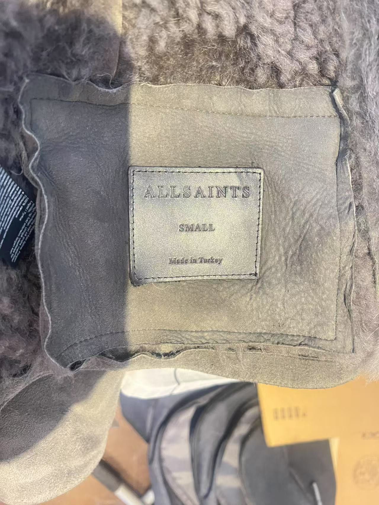 Allsaints Dylan Shearling Biker Jacket Size US S / EU 44-46 / 1 - 6 Thumbnail