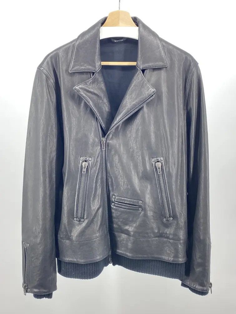 Maison Margiela Leather Biker Jacket Size US M / EU 48-50 / 2 - 1 Thumbnail