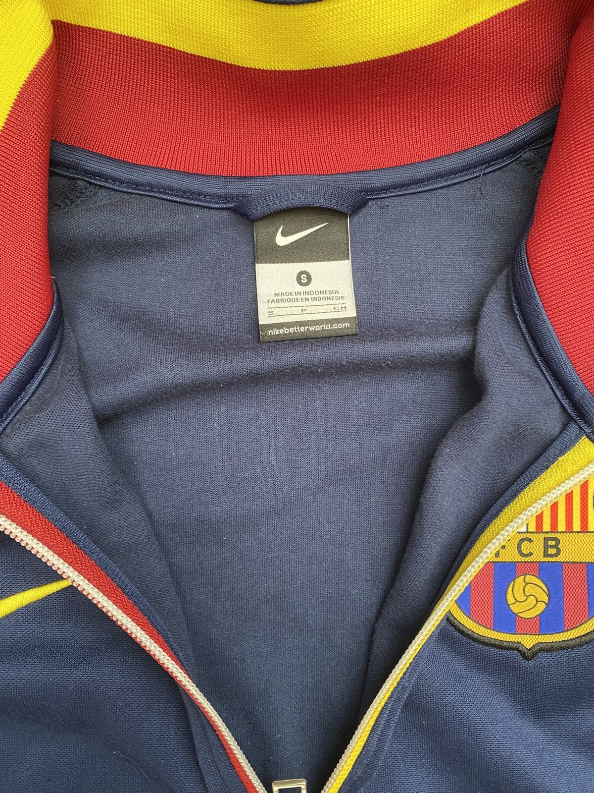 Nike Nike Barcelona Zip-Up Sweatshirt Size US S / EU 44-46 / 1 - 3 Thumbnail