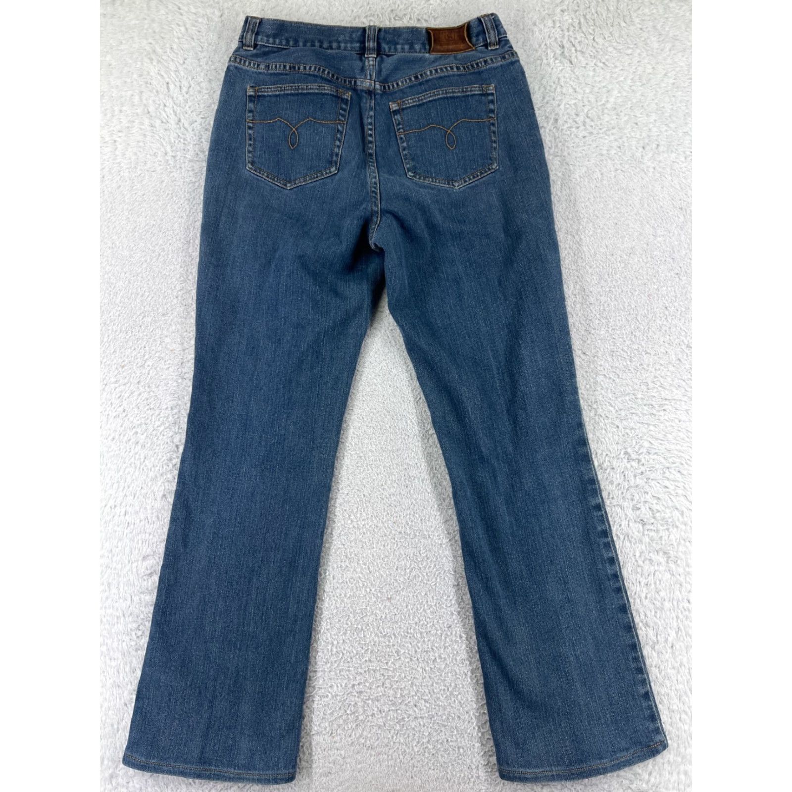 Ralph Lauren Ralph Lauren Jeans Women Bootcut Denim 26x28.5 Blue Cotton Blend 6 Regular 5-Pocket USA Classic Modern Size 28" / US 6 / IT 42 - 2 Thumbnail
