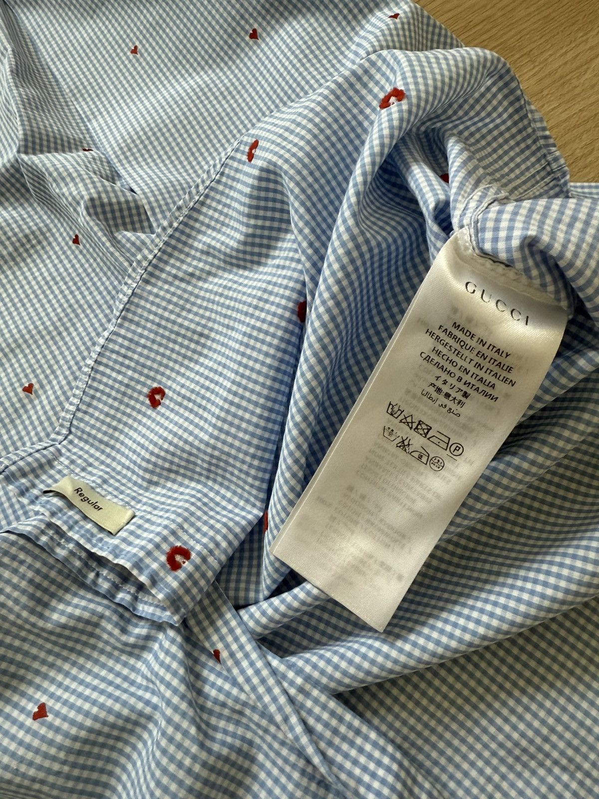 Gucci Gucci valentine shirt Size US XL / EU 56 / 4 - 5 Thumbnail