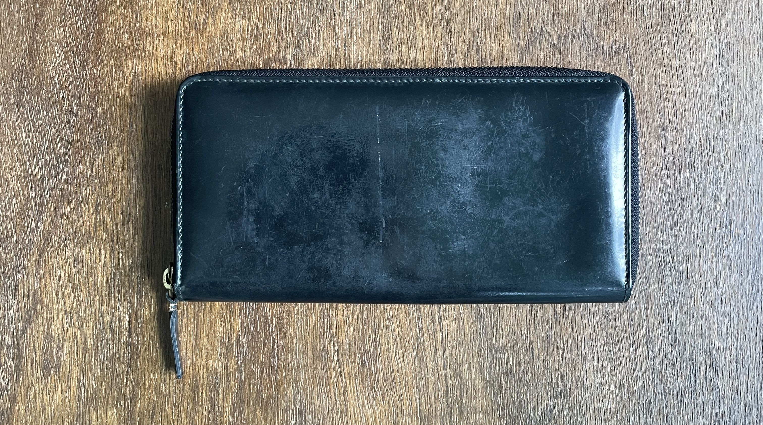 Comme des Garcons COMME des GARCONS Tiffany Blue Leather Wallet Size ONE SIZE - 1 Thumbnail