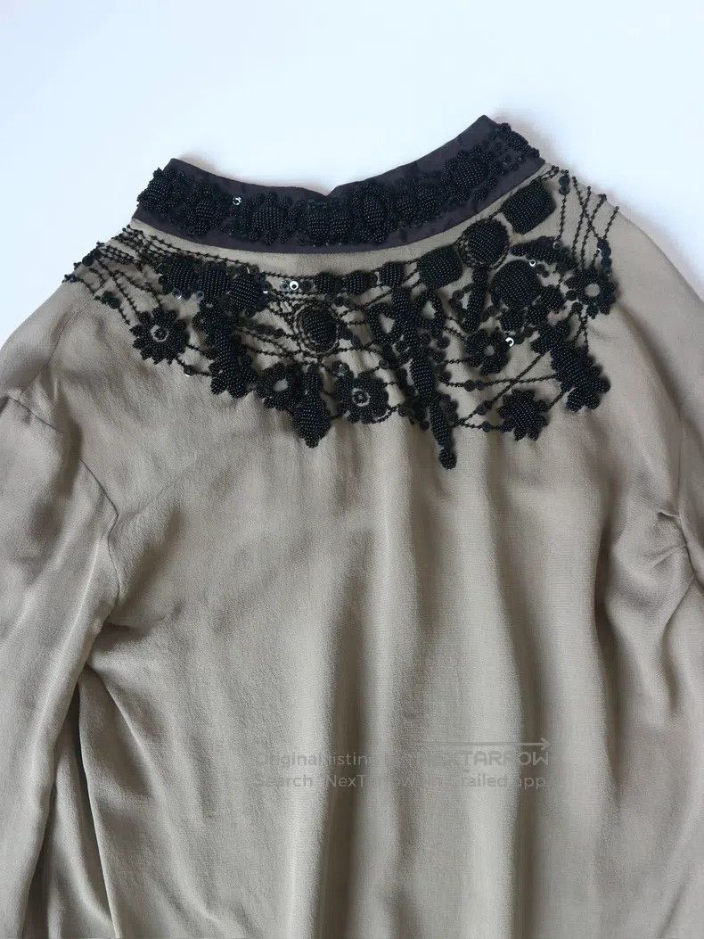Dries Van Noten Dries Van Noten Hand Beaded Shirt Top Size S / US 4 / IT 40 - 2 Thumbnail