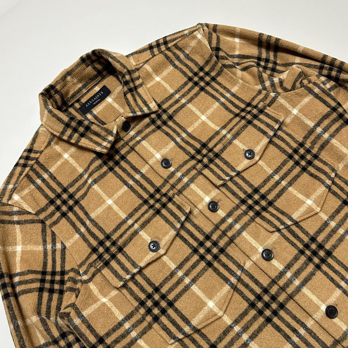Allsaints Allsaints Berthold heavy checkered OverShirt Size US M / EU 48-50 / 2 - 2 Thumbnail