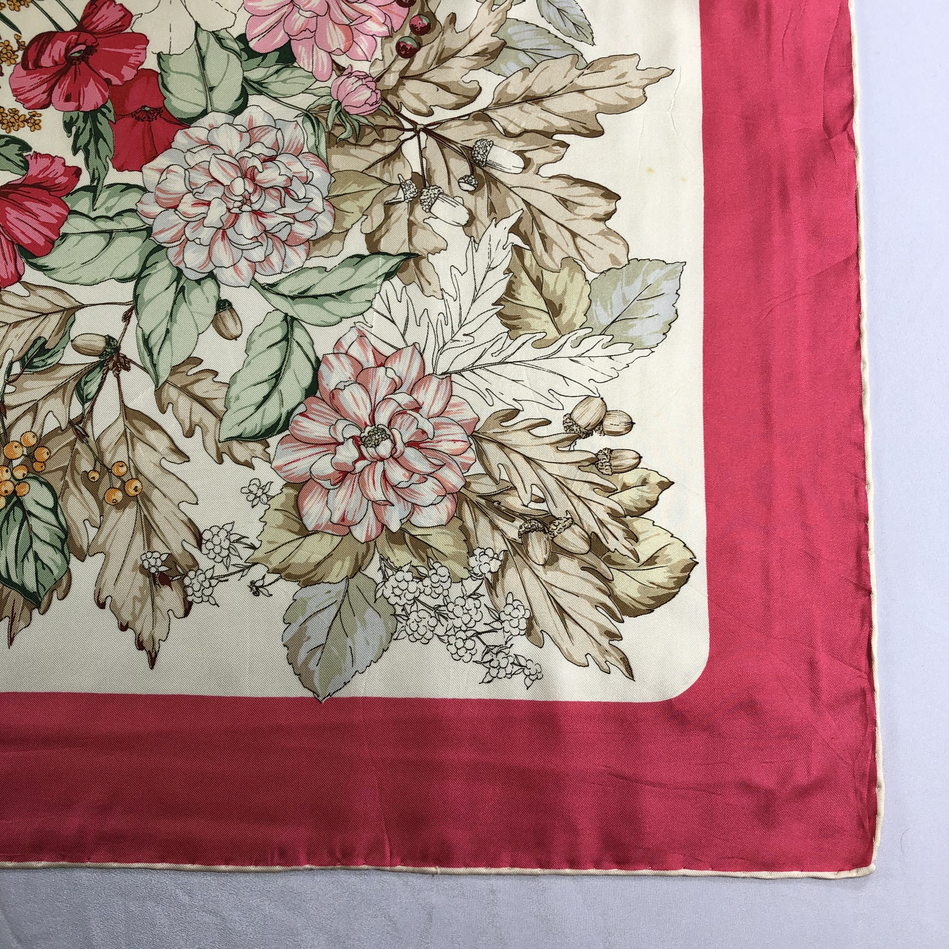 Lancel × Vintage Vintage Lancel Silk Scarf Size ONE SIZE - 4 Thumbnail