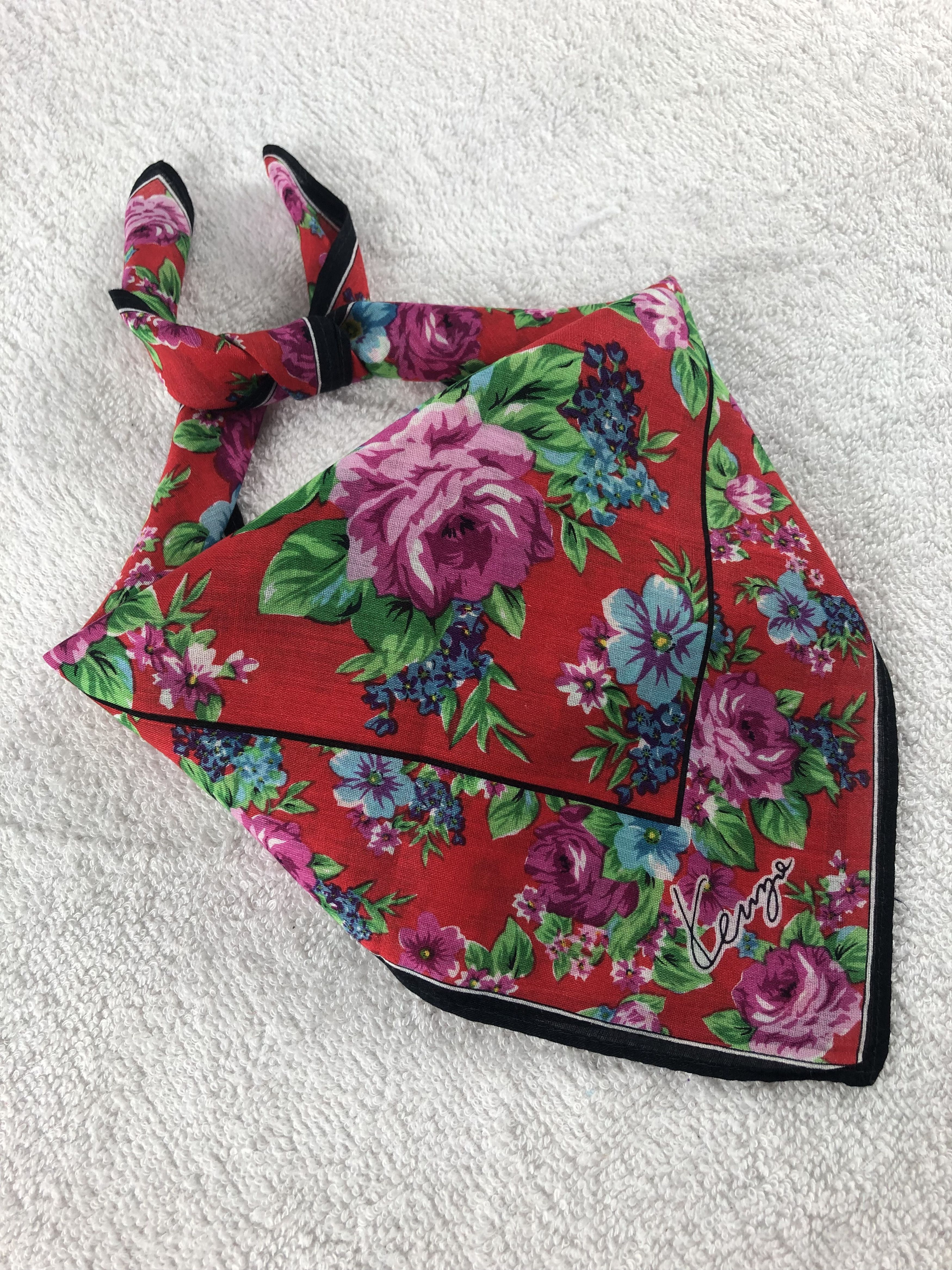 Kenzo × Vintage Kenzo Handkerchief / Bandana / Neckerchief Size ONE SIZE - 2 Thumbnail