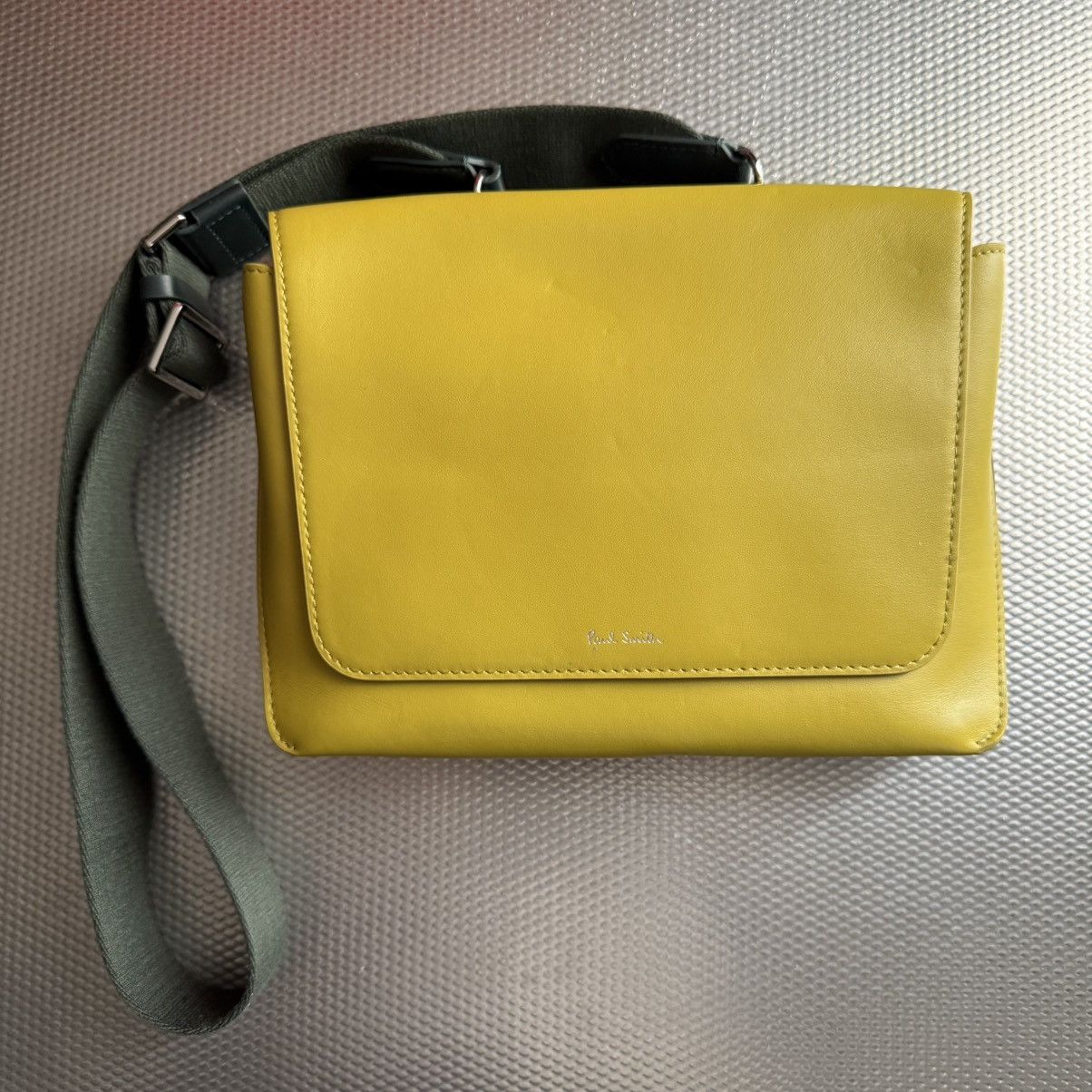 Paul Smith Paul Smith lime green and brown crossbody bag Size ONE SIZE - 1 Thumbnail