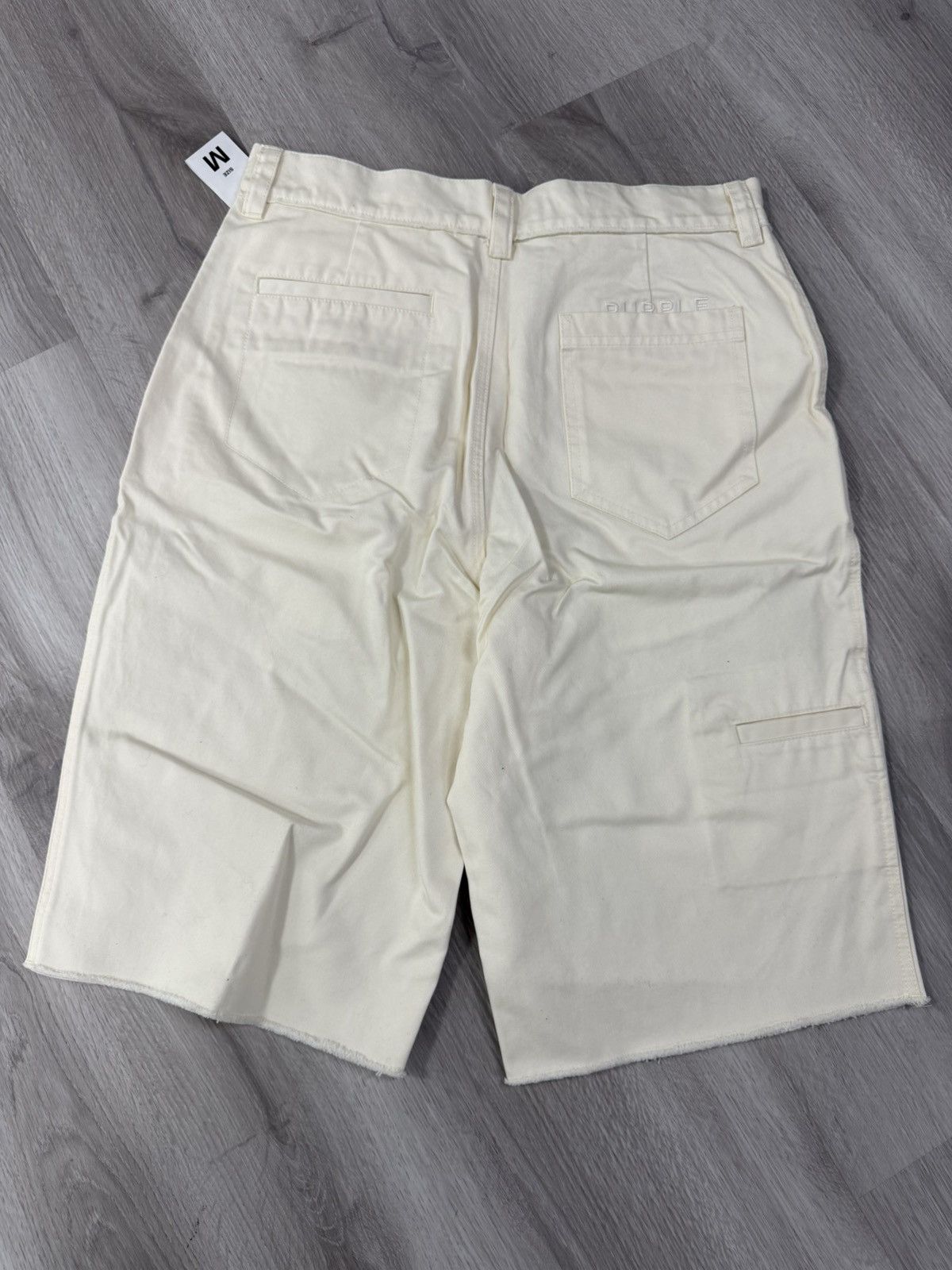 Purple Brand Purple Brand Raw Edge Shorts Whisper White (M) Size US 32 / EU 48 - 2 Thumbnail