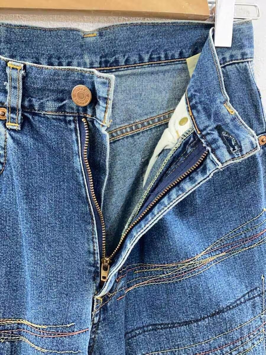 Hysteric Glamour Contrast Stitch Pattern Boot Cut Denim Jeans Size US 28 / EU 44 - 3 Thumbnail