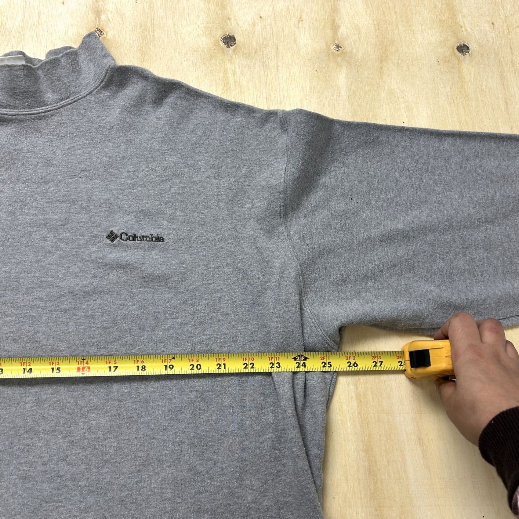 Vintage Columbia Sweatshirt Mens 2XL Gray Fleece Pullover Mock Neck Logo Outdoor Casual Size US XXL / EU 58 / 5 - 4 Thumbnail