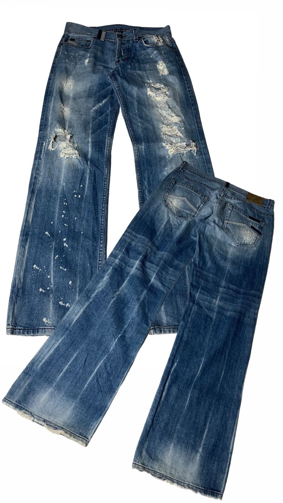 Armani Exchange 32" Armani Exchange Distressed Denim Size US 32 / EU 48 - 3 Thumbnail