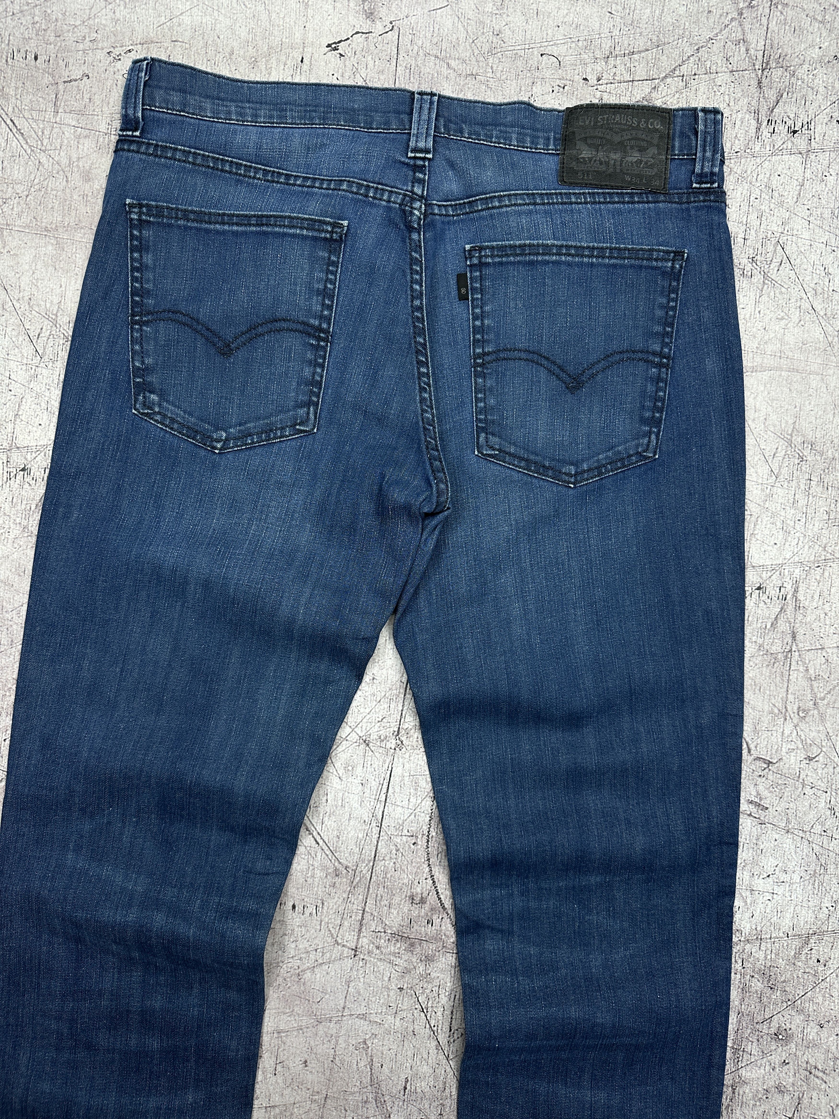 Levi's Levi's 511 Mens Denim Pants Jeans Size 34 x 32 Size US 34 / EU 50 - 2 Thumbnail
