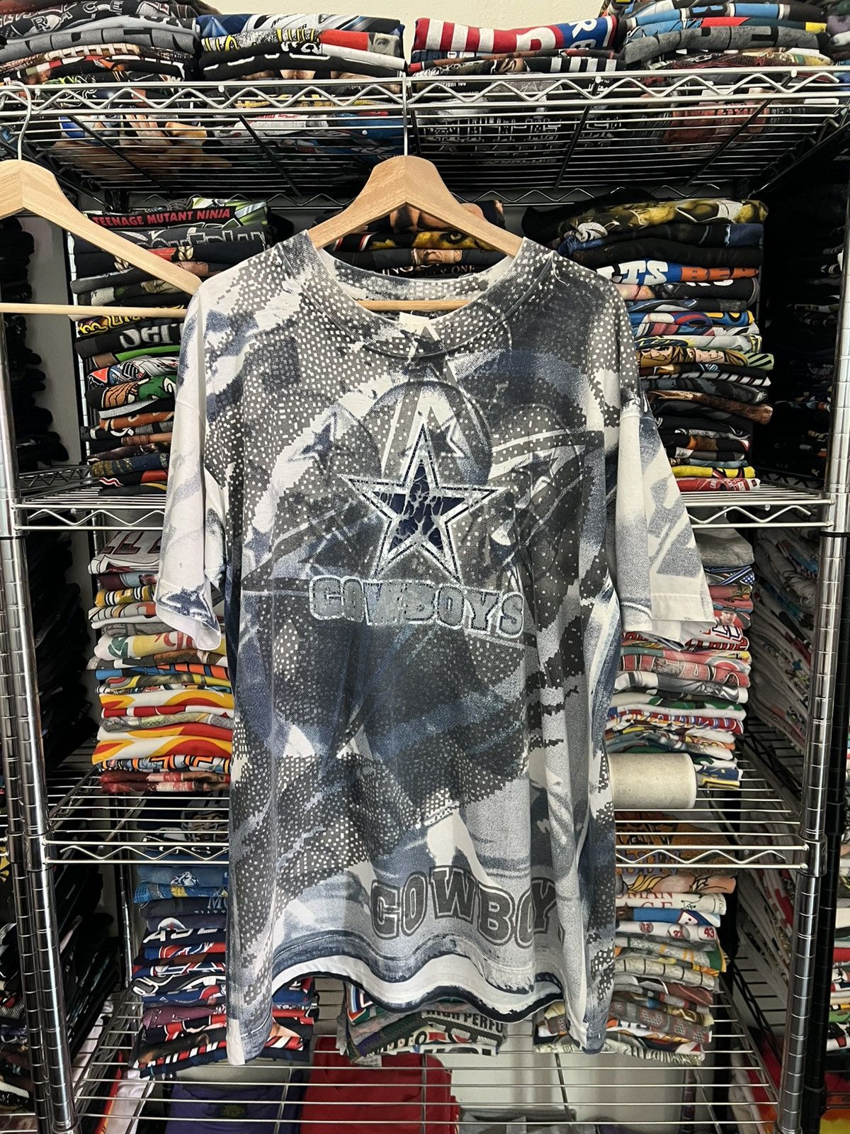 NFL 90s Dallas Cowboys AOP Super Bowl Tee Size US XL / EU 56 / 4 - 1 Thumbnail