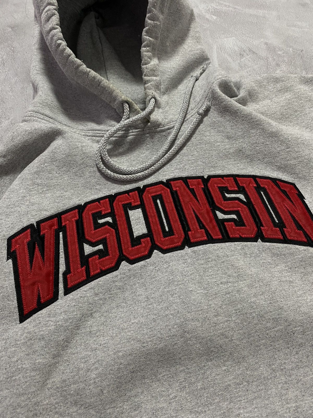Other 📦 Vintage 90s Hoodie Wisconsin Track OVERSIZED YEEZY STYLE Size US XL / EU 56 / 4 - 5 Thumbnail