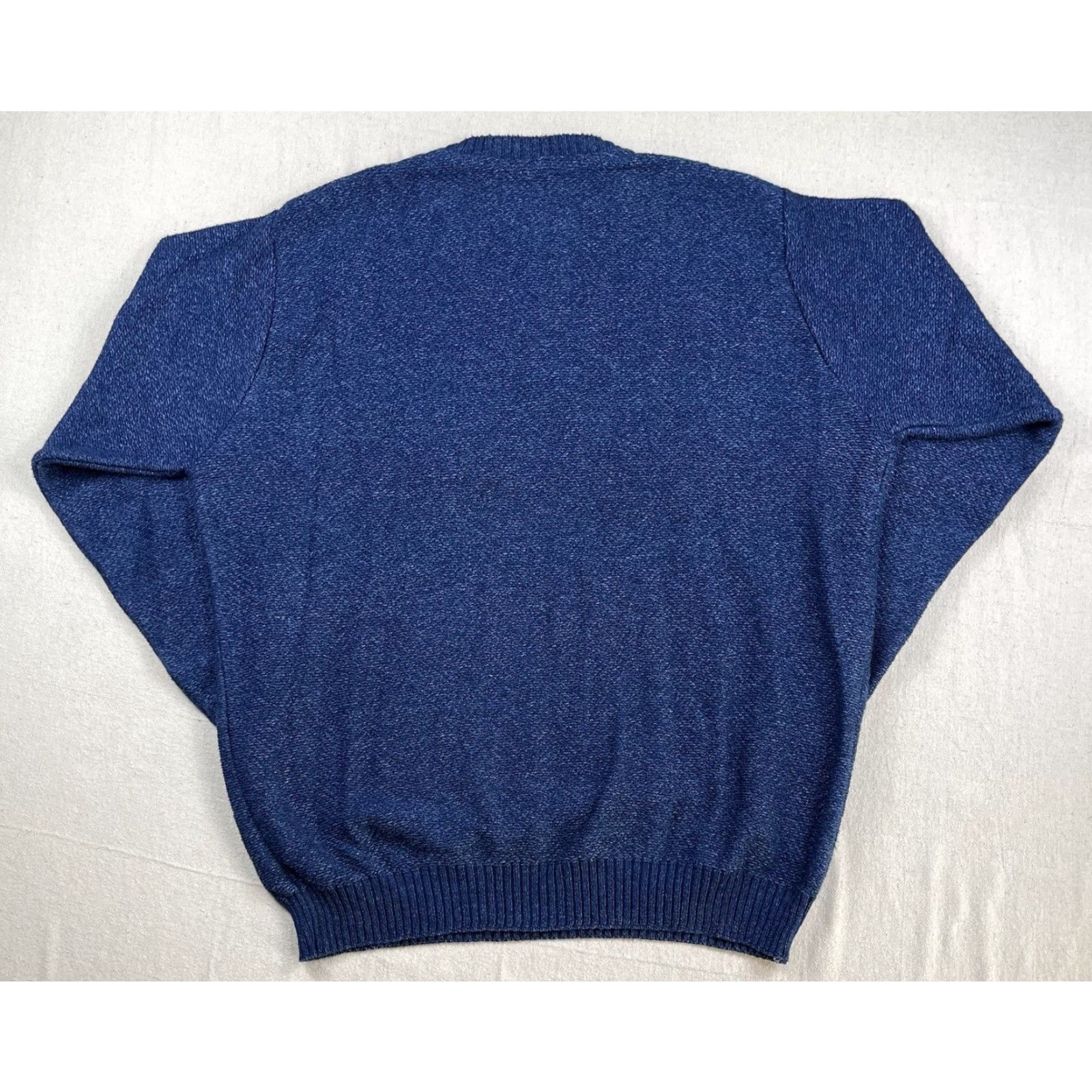 Vintage VINTAGE L.L. Bean Sweater Crew Neck Knit Henley Snap Button Fisherman USA Men XL Blue Cotton Knit Pullover Regular Size USA Theme Mens Size US XL / EU 56 / 4 - 3 Thumbnail