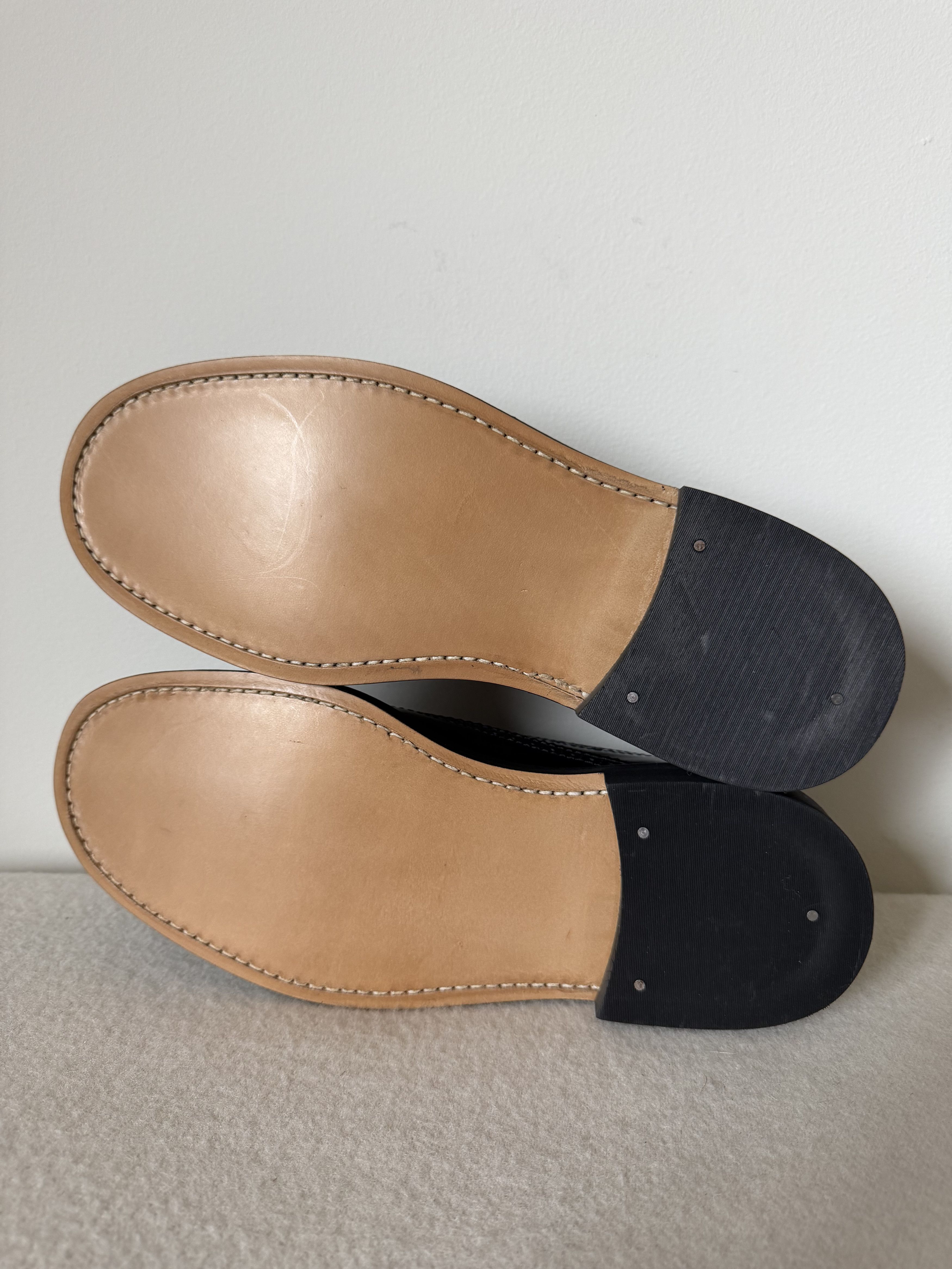 Our Legacy Our Legacy Brogue Parade Derbys in Black Leather Size US 13 / EU 46 - 6 Thumbnail