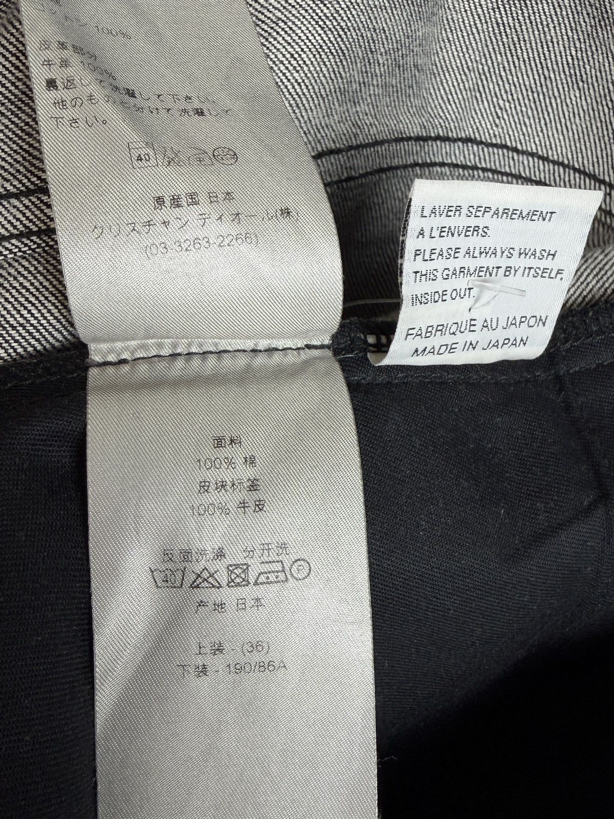 Dior Dior Homme Black Made In Japan Denim Jeans KVA Unaltered Size US 36 / EU 52 - 10 Thumbnail