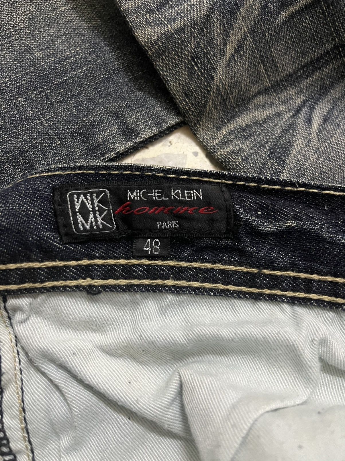Michel Klein Michel Klein Femme Paris Distressed Multi-Zip Panel Denim Size US 32 / EU 48 - 8 Thumbnail